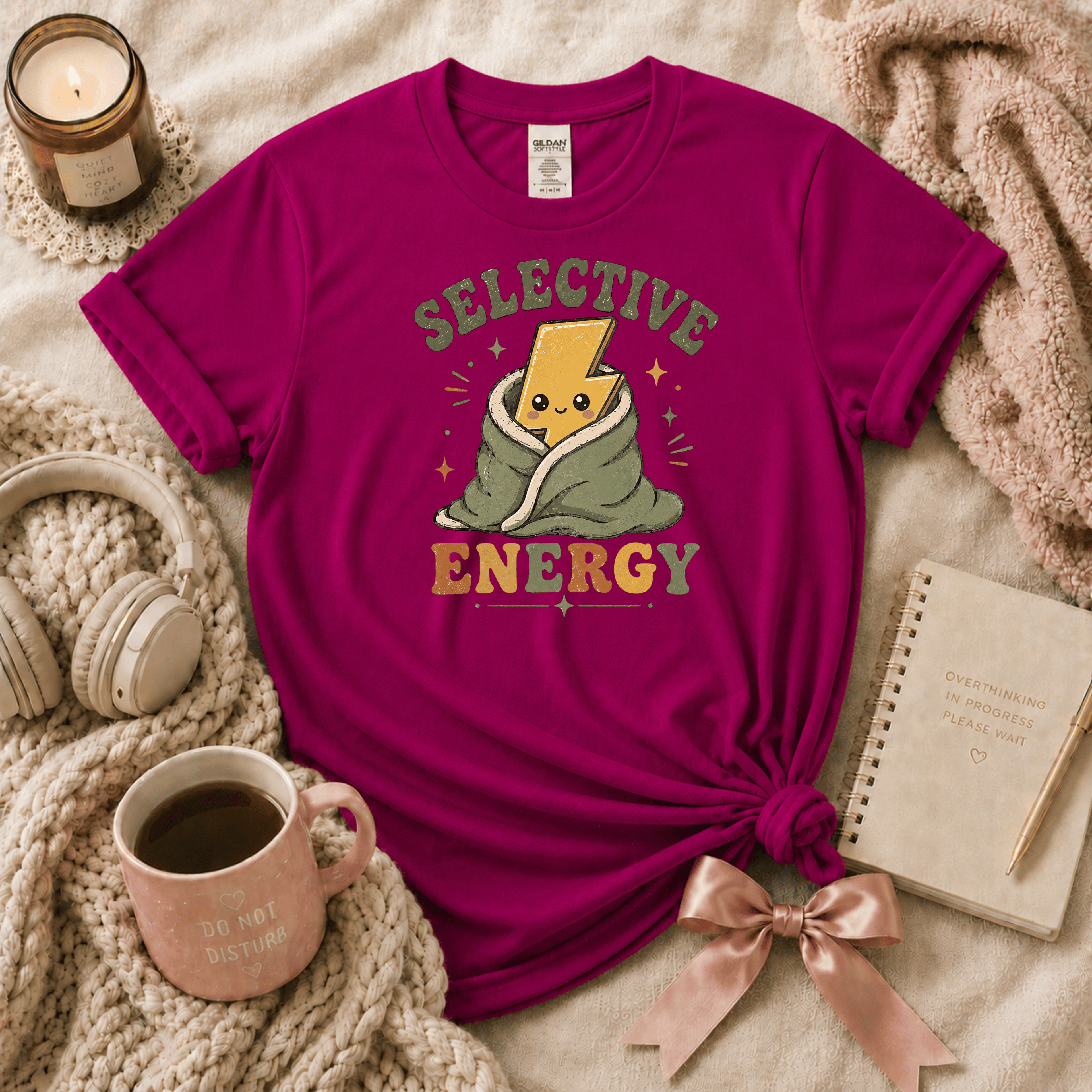 Selective Energy | Funny Introvert Graphic T-Shirt