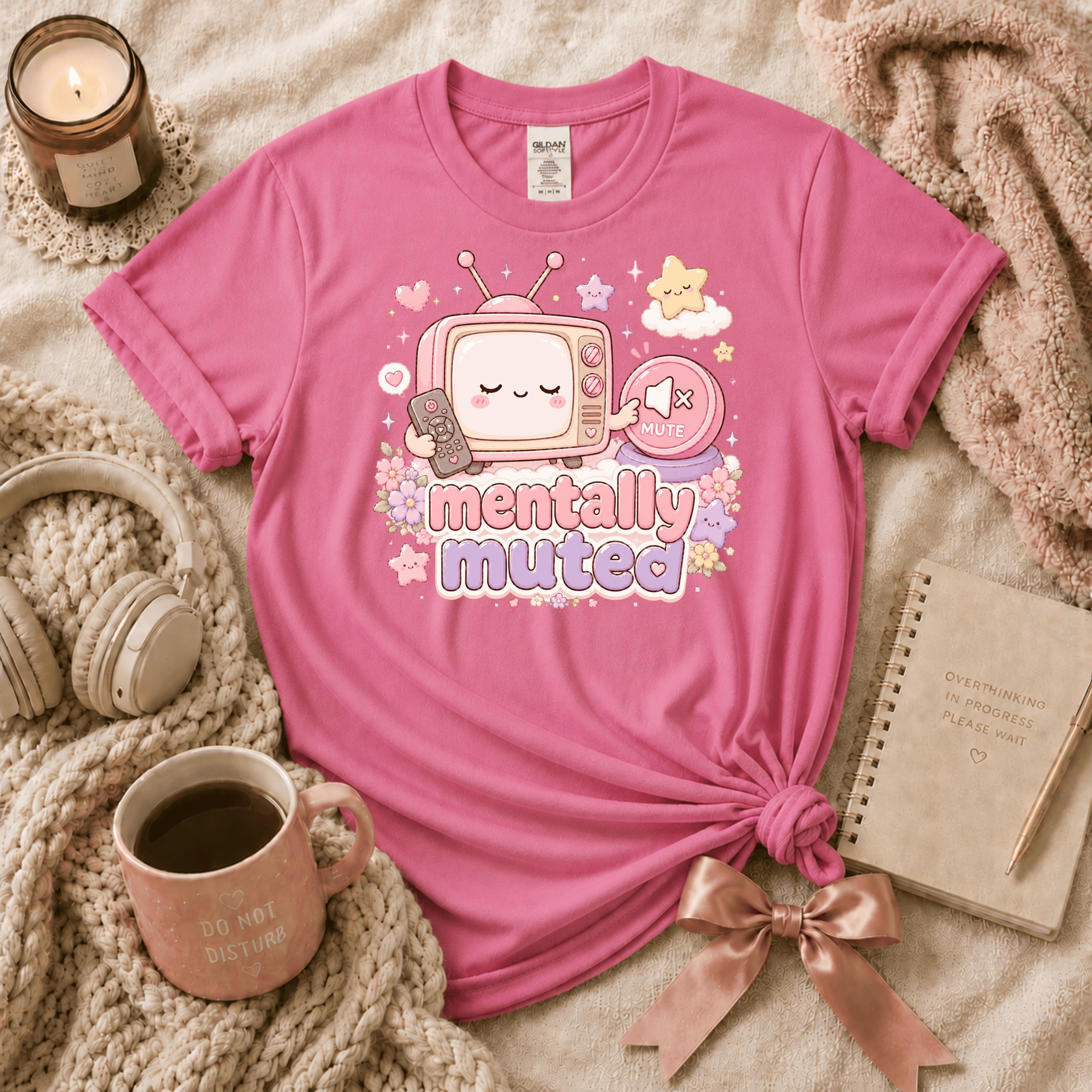 Mentally Muted | Funny Introvert Graphic T-Shirt