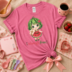 Always Free Watermelon Girl | Cute Food Graphic T-Shirt