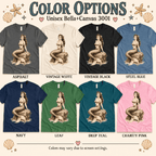 Beach Mermaid Premium T-Shirt color chart: Asphalt, Vintage White, Vintage Black, Steel Blue, Navy, Leaf, Deep Teal, Charity Pink