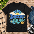 Better Days Premium T-Shirt in vintage black, flat lay