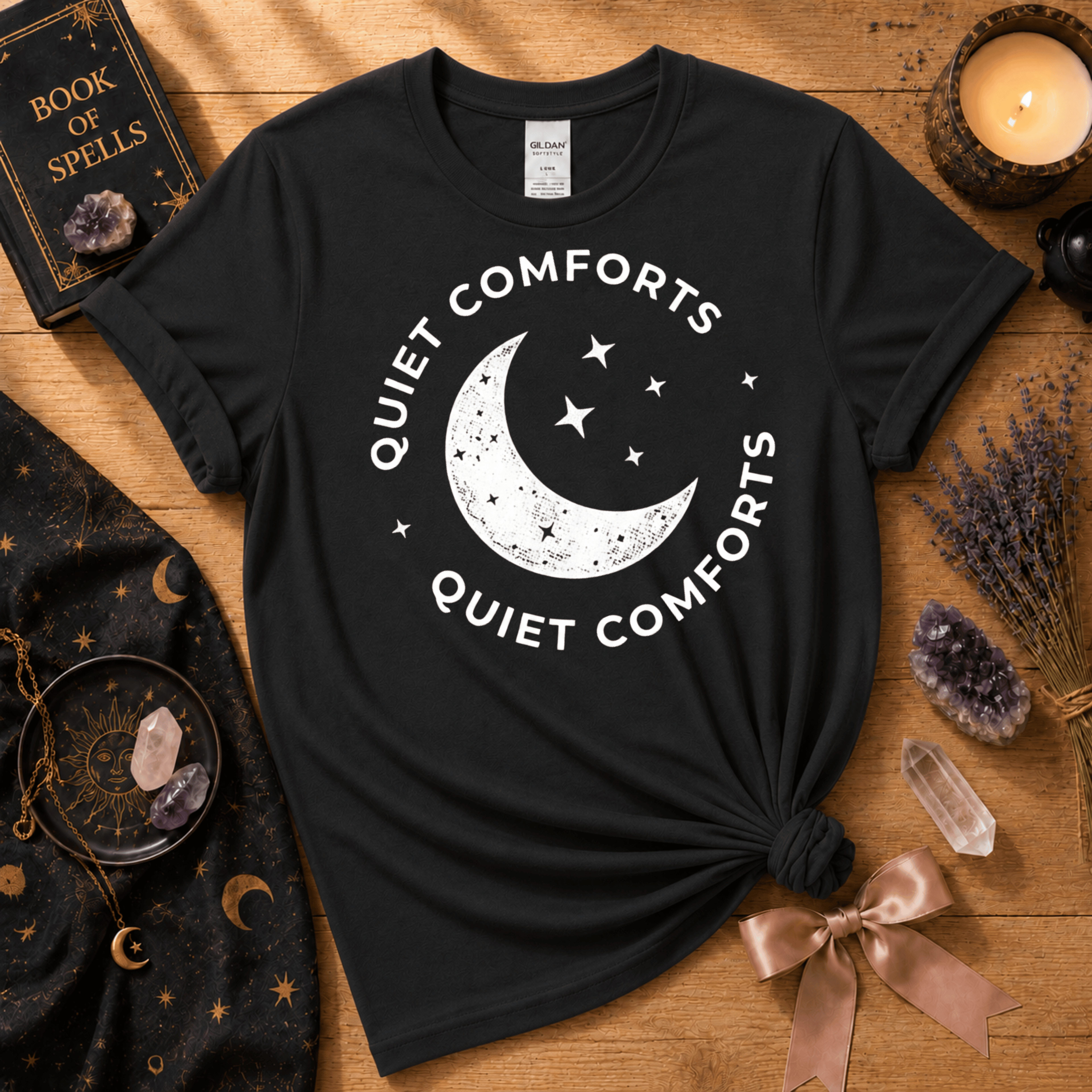 Quiet Comfort | Celestial Graphic T-Shirt