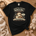 I Survived cute animal graphic t-shirt displayed in a cozy flat lay in black.