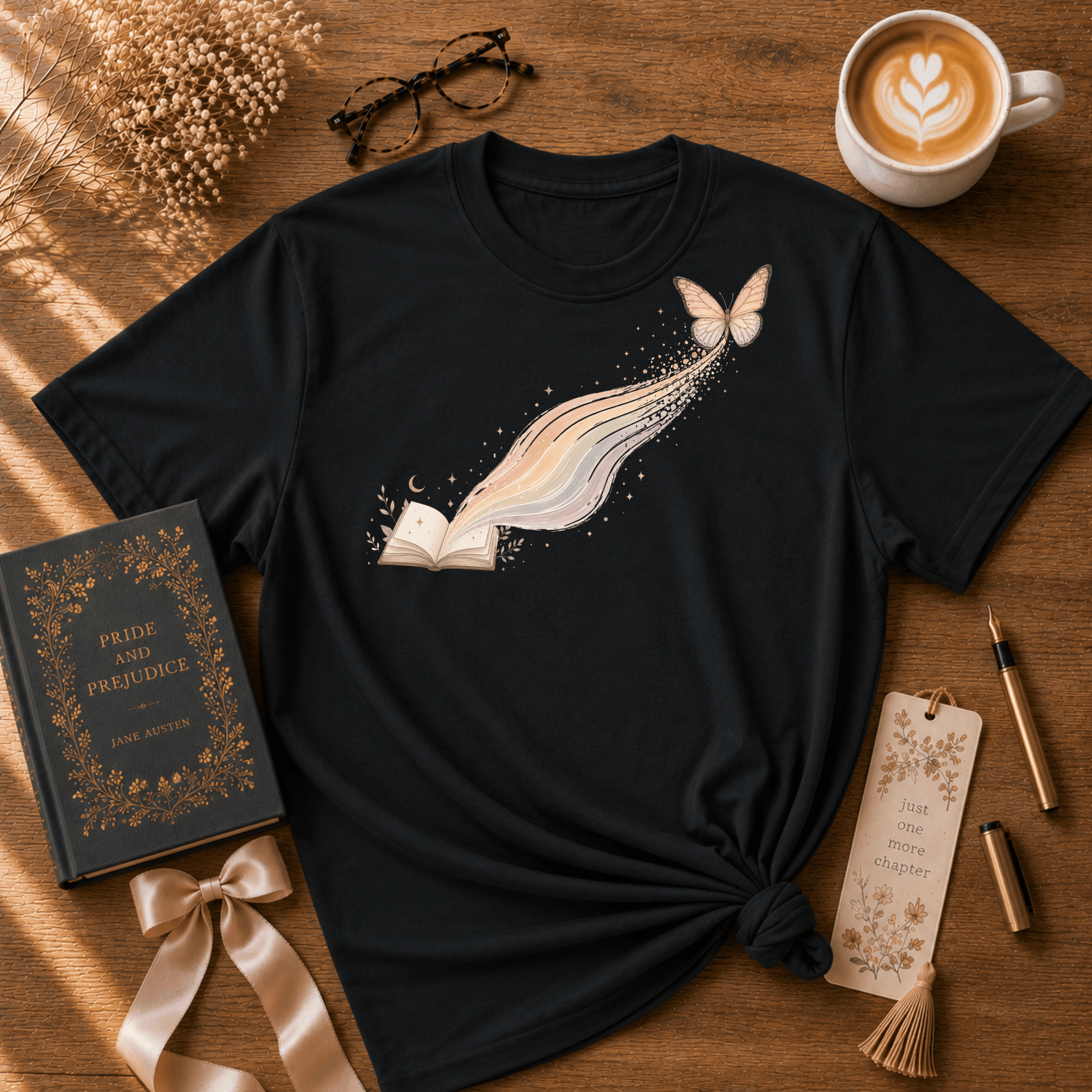 Rainbow Book | Book Lover Graphic T-Shirt