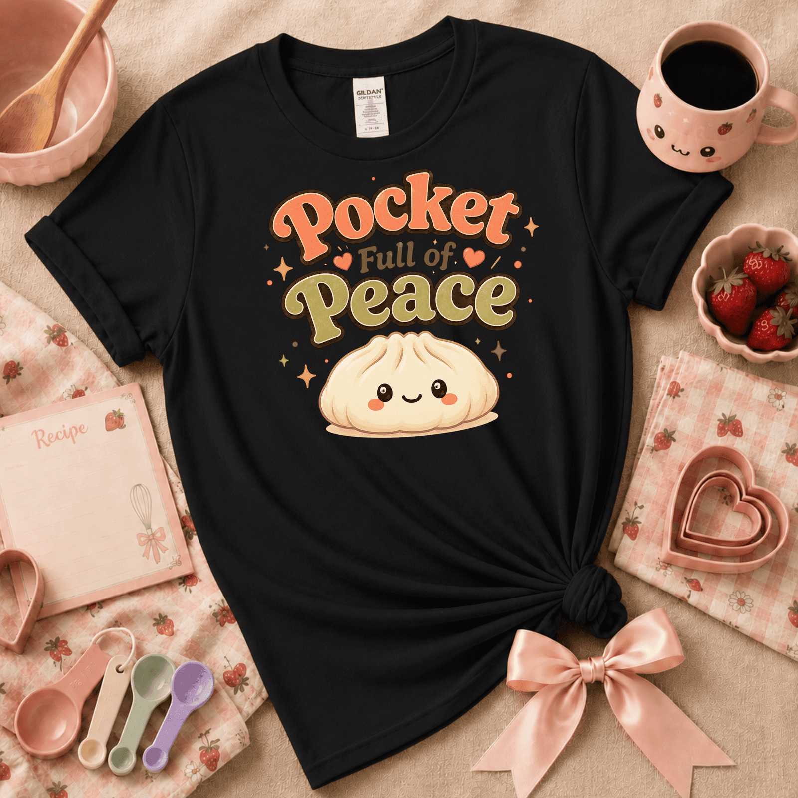 Pocket Full Of Peace | Funny Introvert Graphic T-Shirt