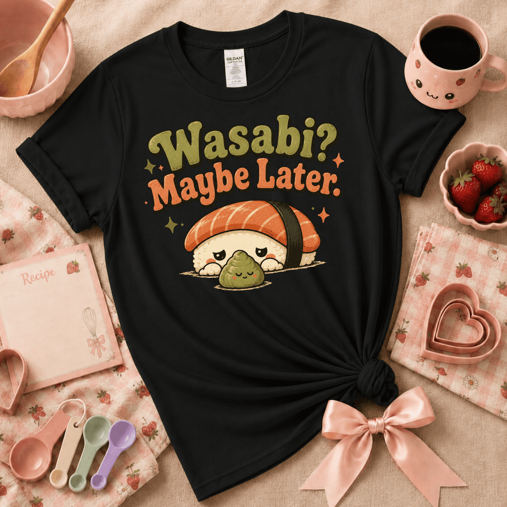 Wasabi? | Cute Food Graphic T-Shirt