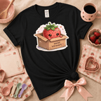 Strawberry Box | Cute Food Graphic T-Shirt