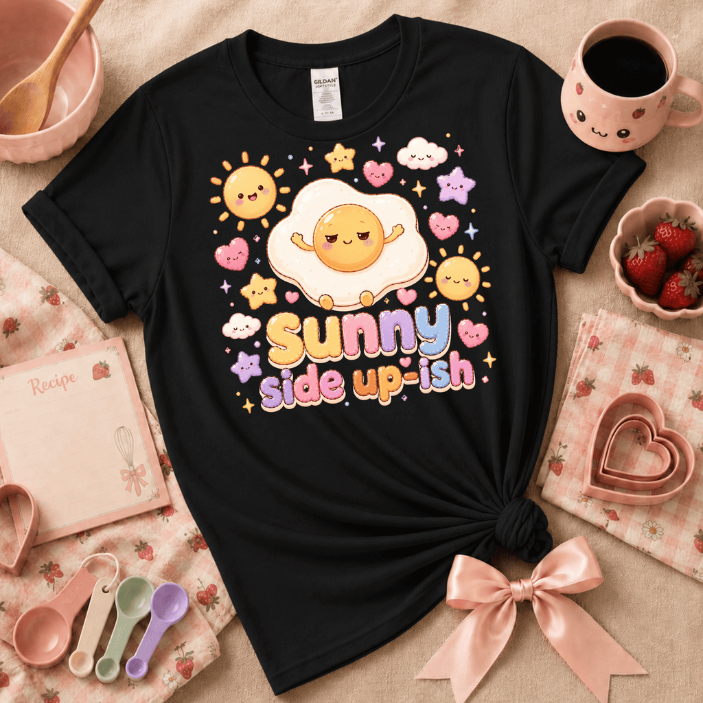 Sunny Side Up | Cute Food Graphic T-Shirt