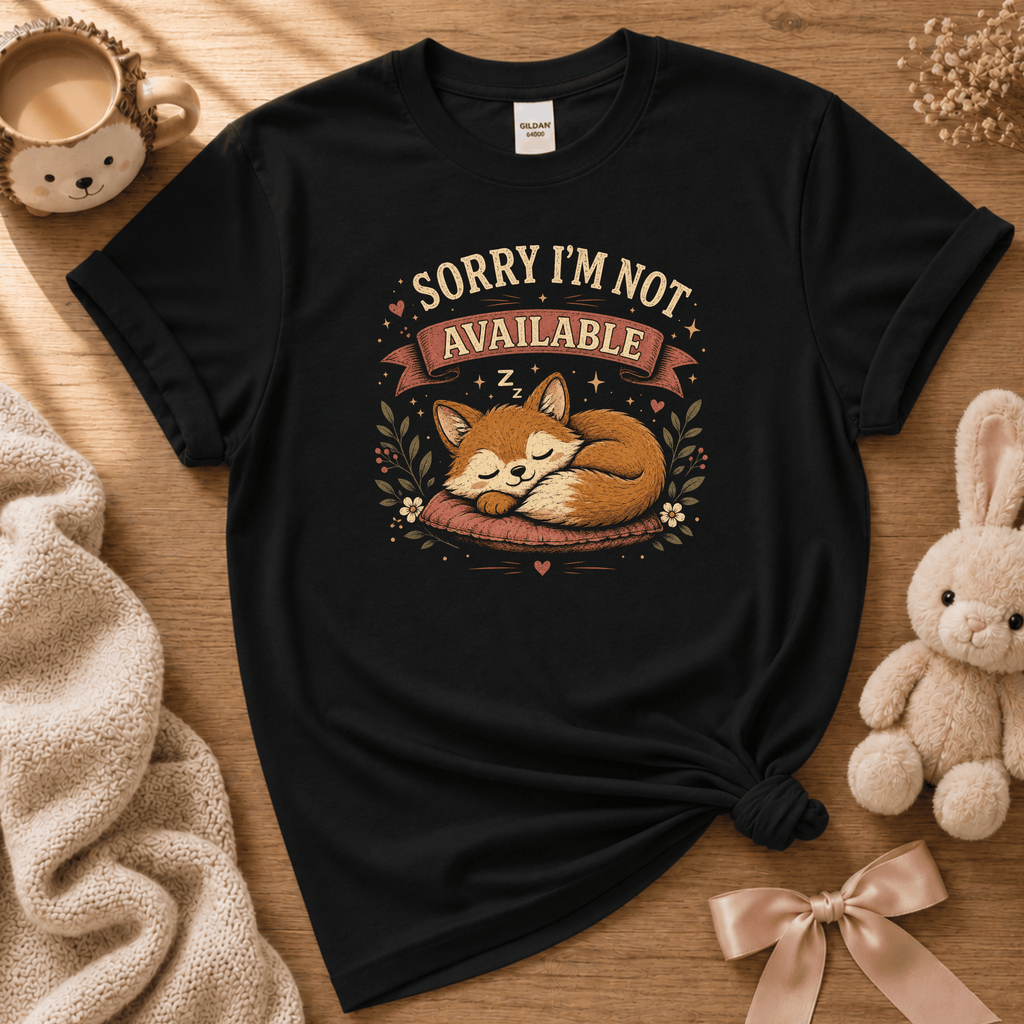 Not Available | Cute Animal Graphic T-Shirt