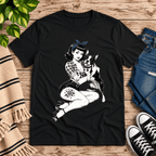 Boston Love Premium T-Shirt in vintage black, flat lay