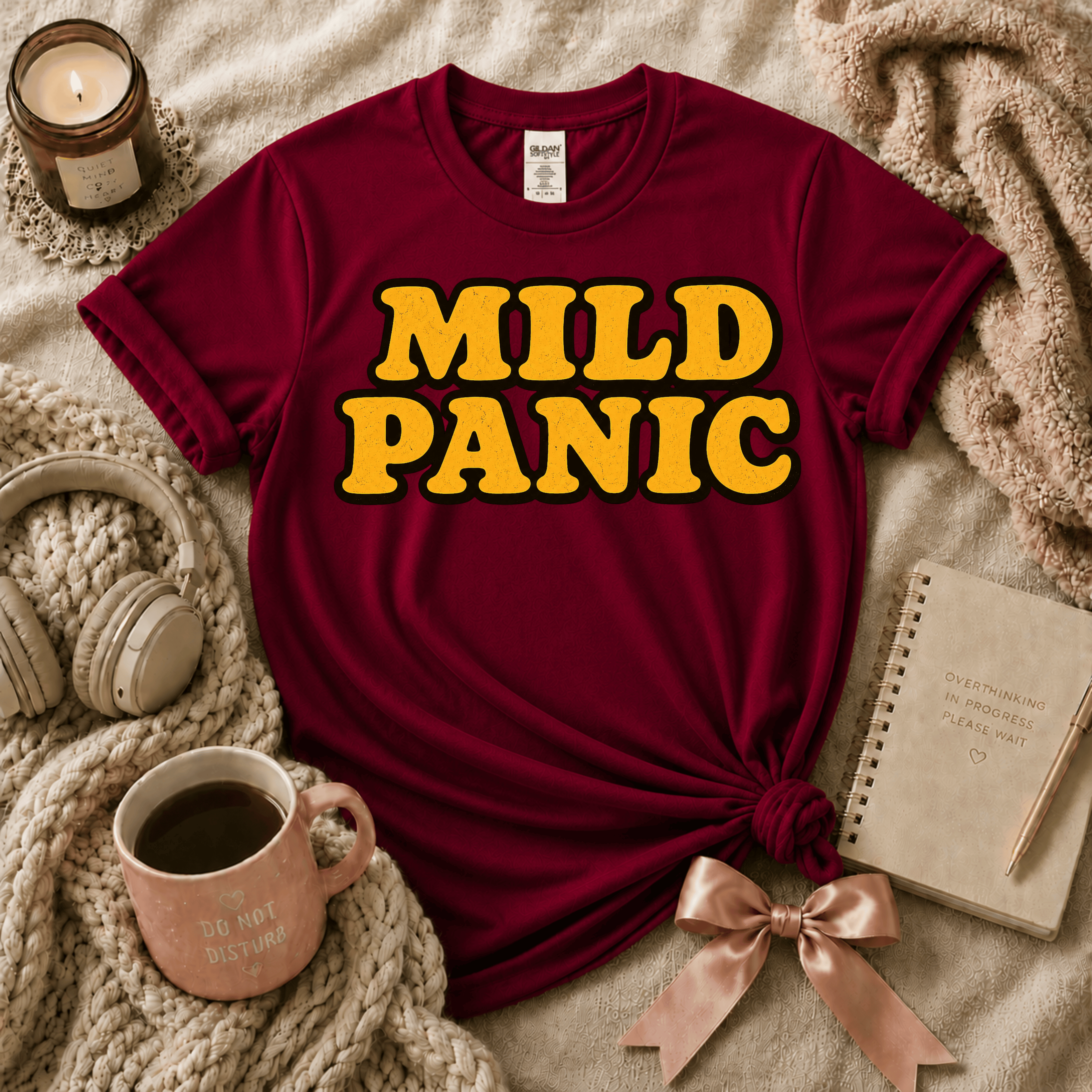Mild Panic | Funny Introvert Graphic T-Shirt