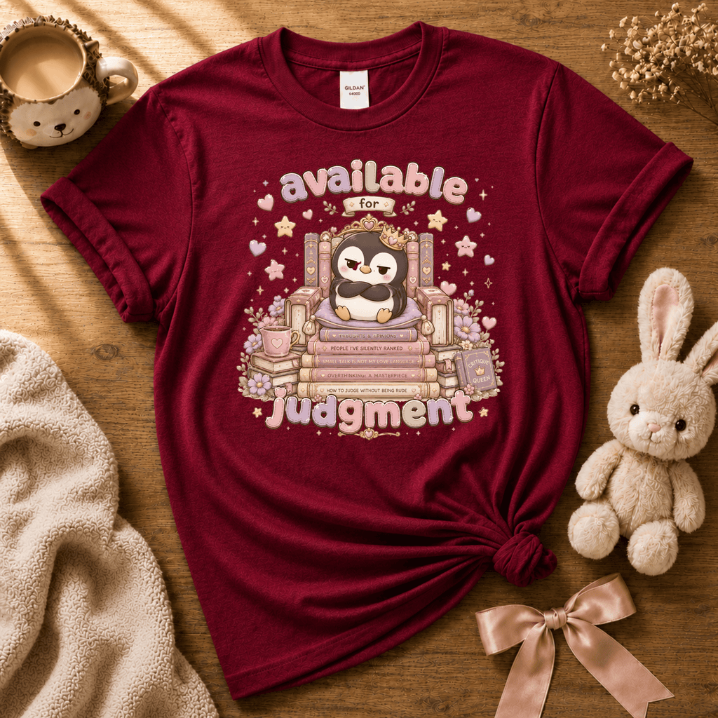 Available For Judgement | Cute Animal Graphic T-Shirt