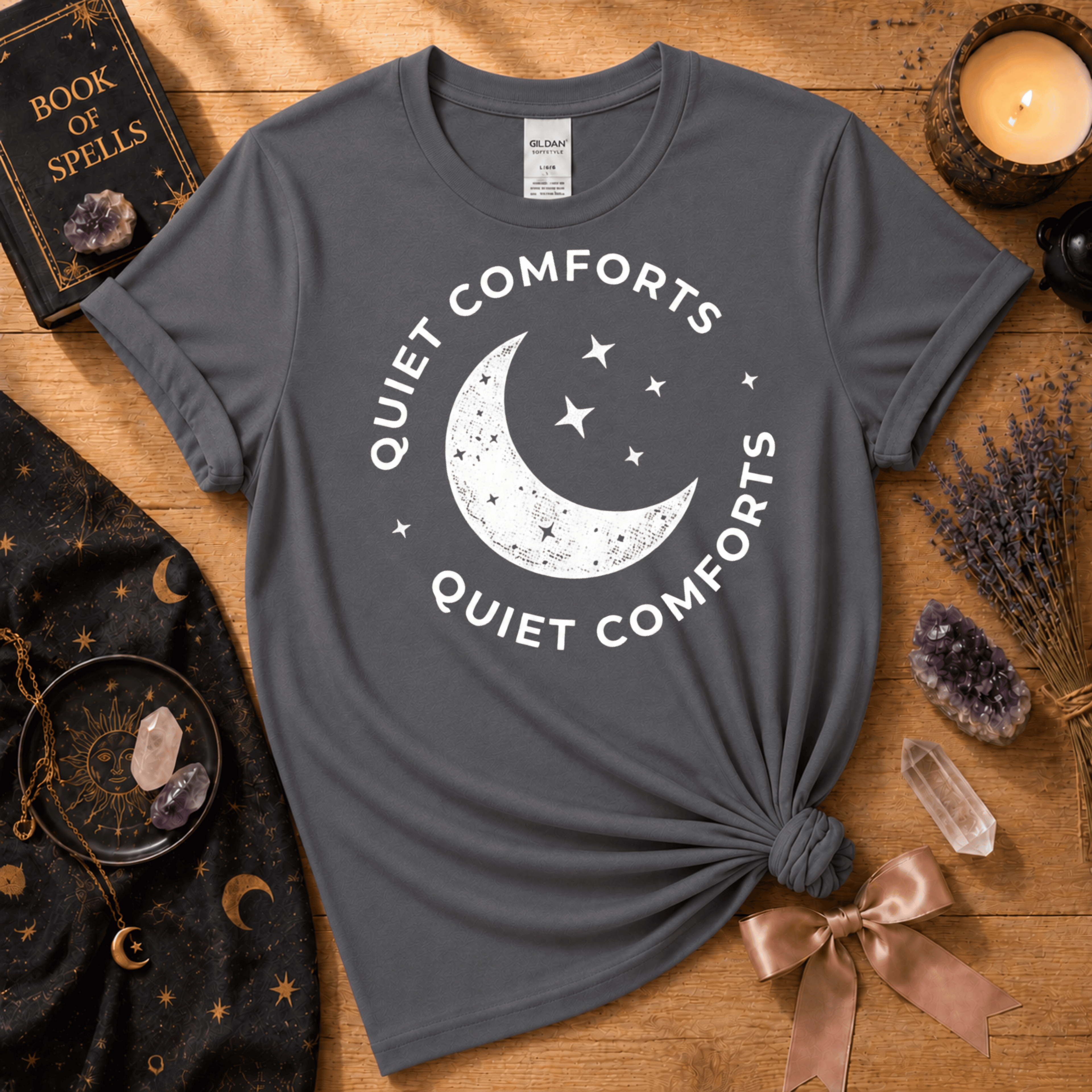 Quiet Comfort | Celestial Graphic T-Shirt