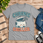 Chronic Chiller Premium T-Shirt in athletic heather gray, flat lay