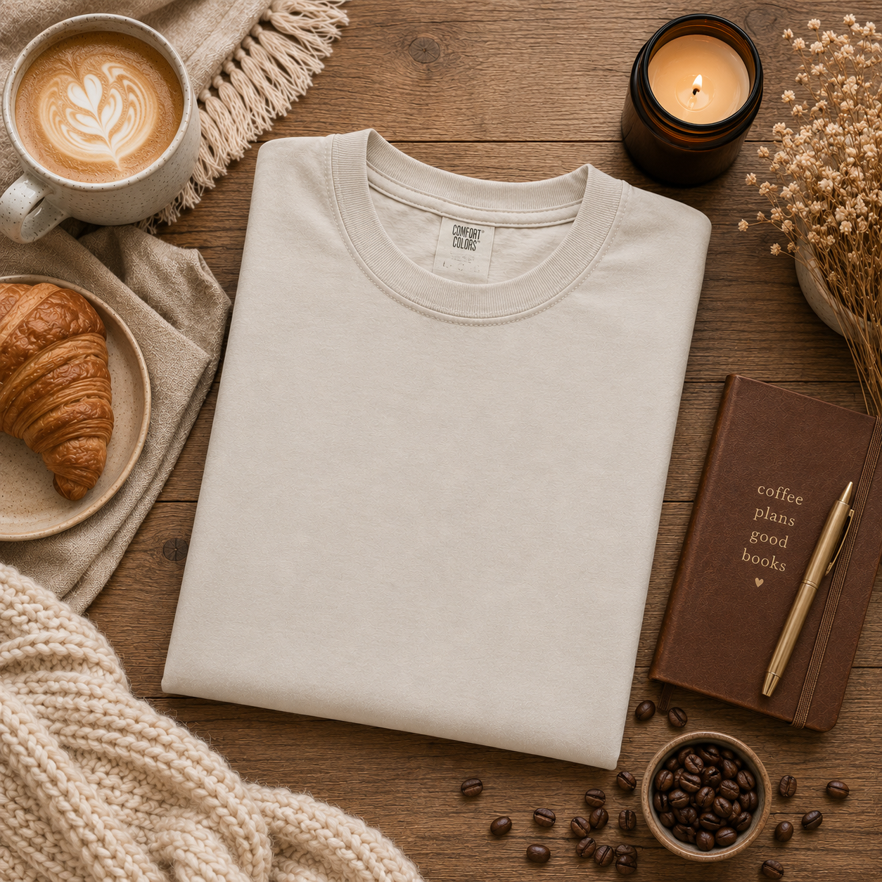 Coffee, Books & Quiet Moments | Coffee Lover Graphic T-Shirt