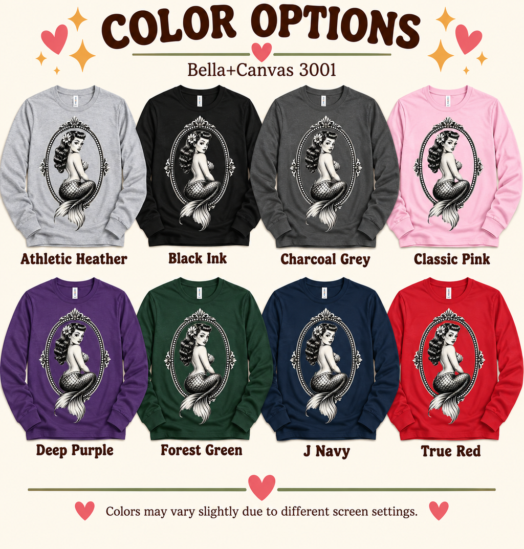 Mermaid Cameo Long Sleeve