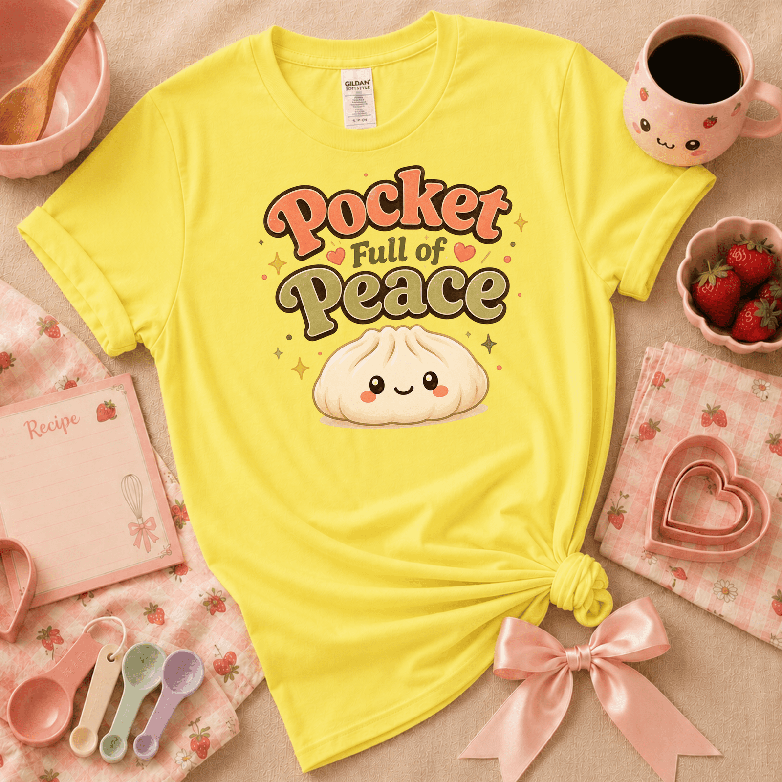 Pocket Full Of Peace | Funny Introvert Graphic T-Shirt