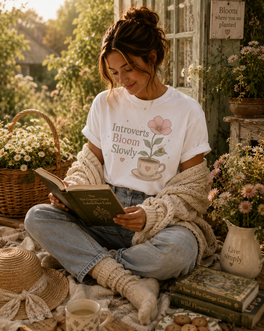 Allergic | Cottagecore Graphic T-Shirt