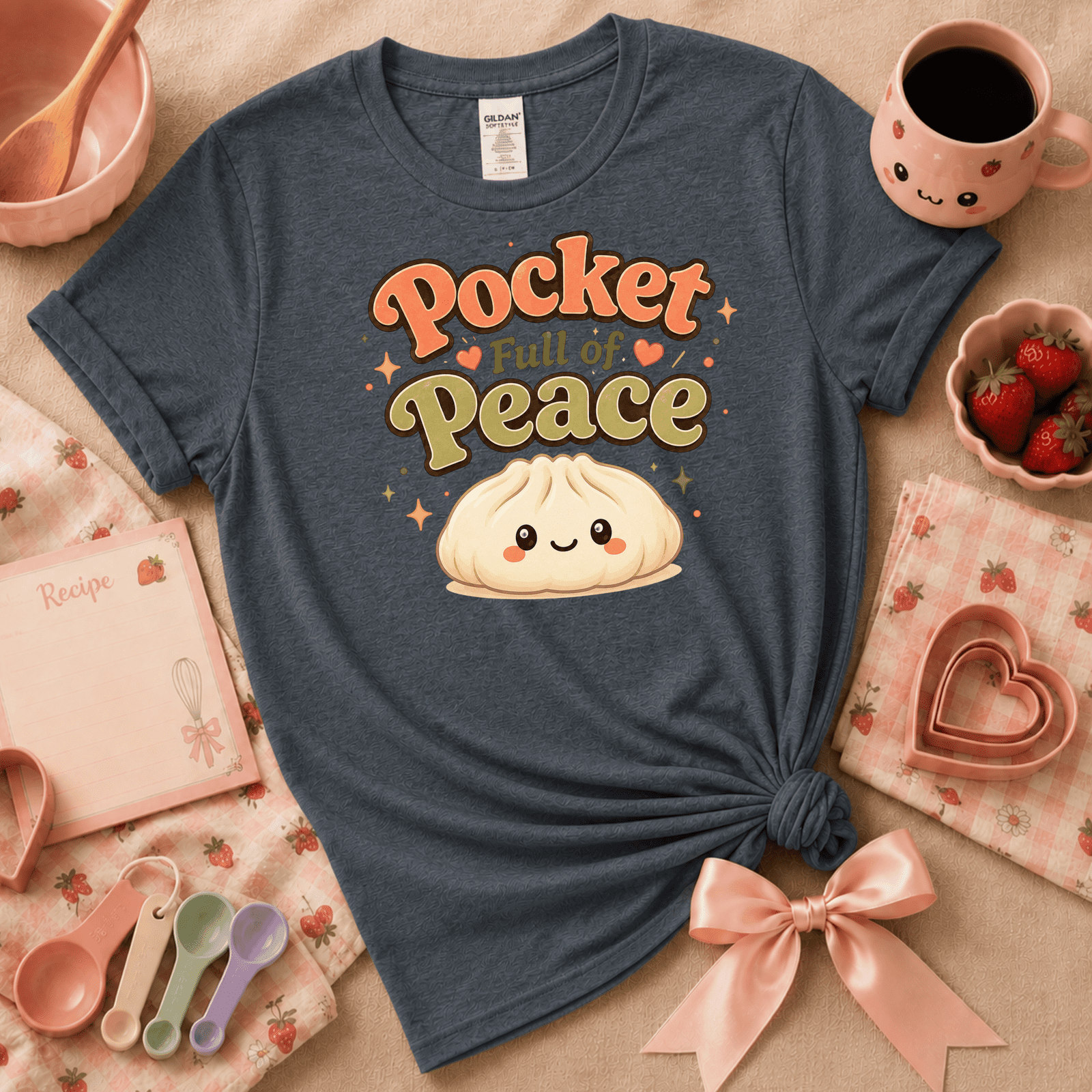 Pocket Full Of Peace | Funny Introvert Graphic T-Shirt