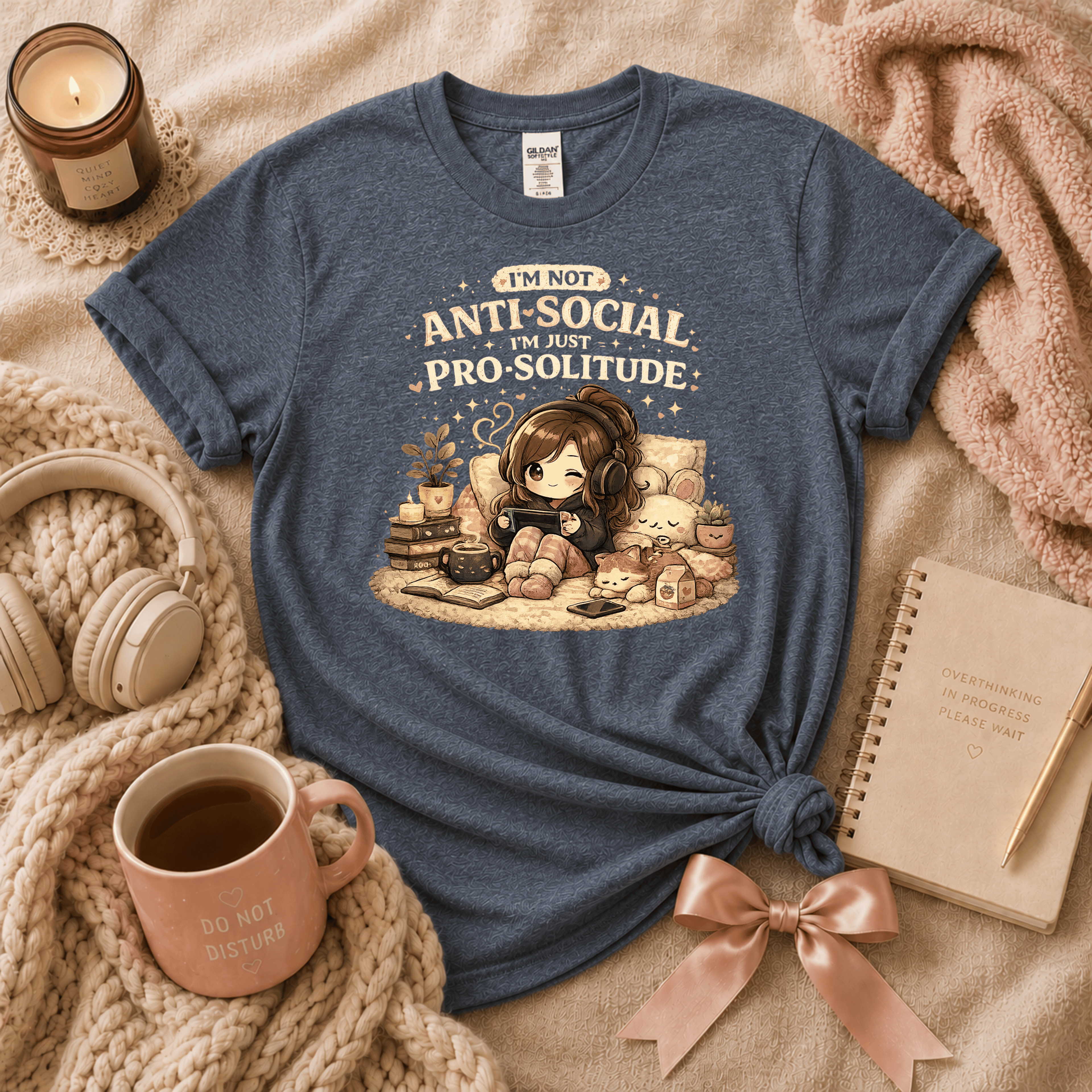 Pro Solitude | Funny Introvert Graphic T-Shirt
