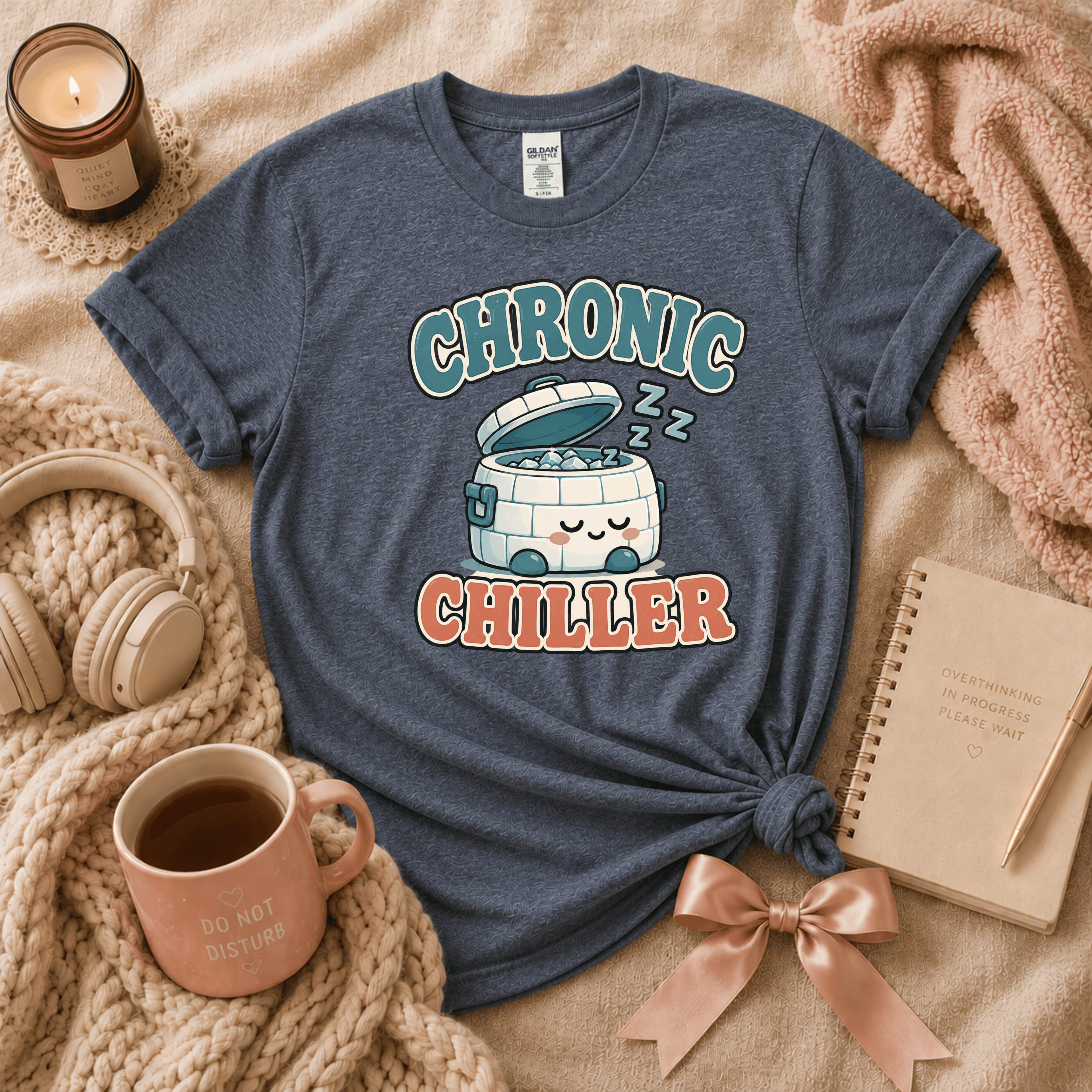 Chronic Chiller | Funny Introvert Graphic T-Shirt