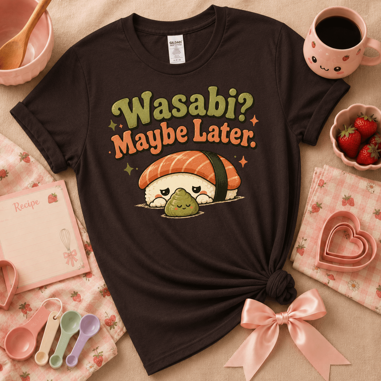 Wasabi? | Cute Food Graphic T-Shirt