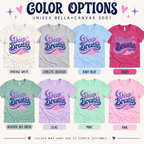 Deep Breaths Premium T-Shirt color chart: Athletic Heather, Baby Blue, Berry, Heather Sea Green, Lilac, Mint, Pink, Vintage White