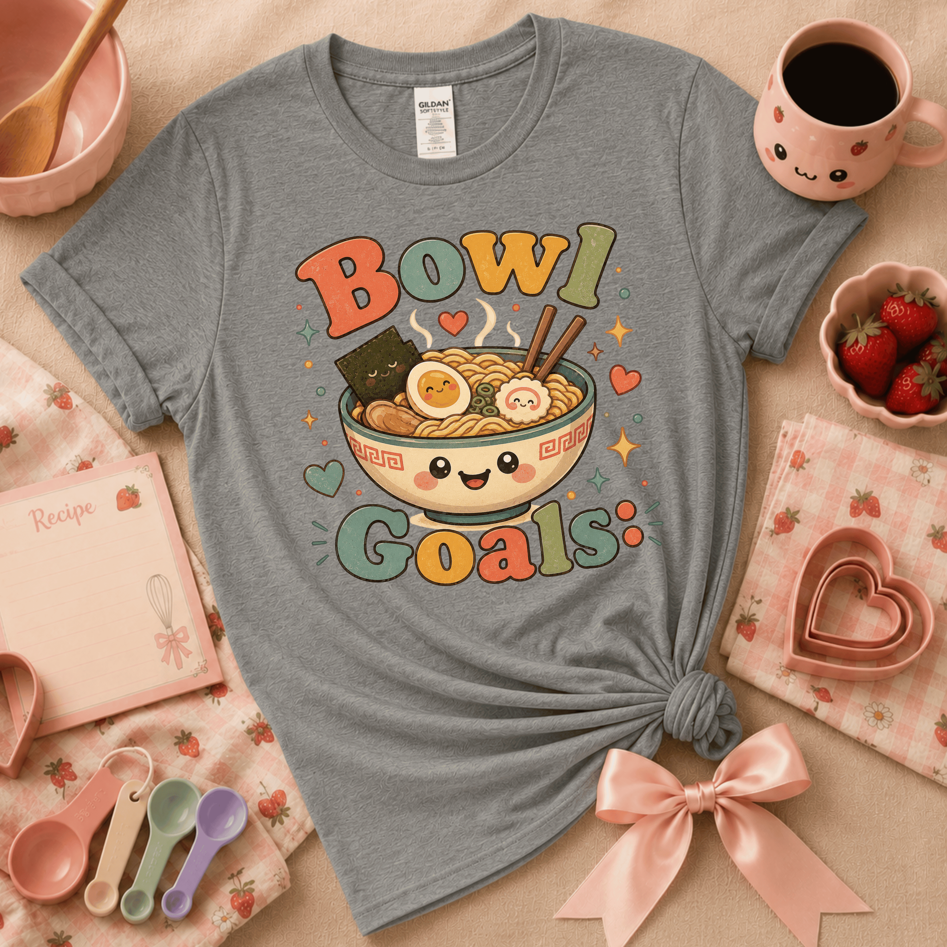 Bowl Goals | Cute Food Graphic T-Shirt