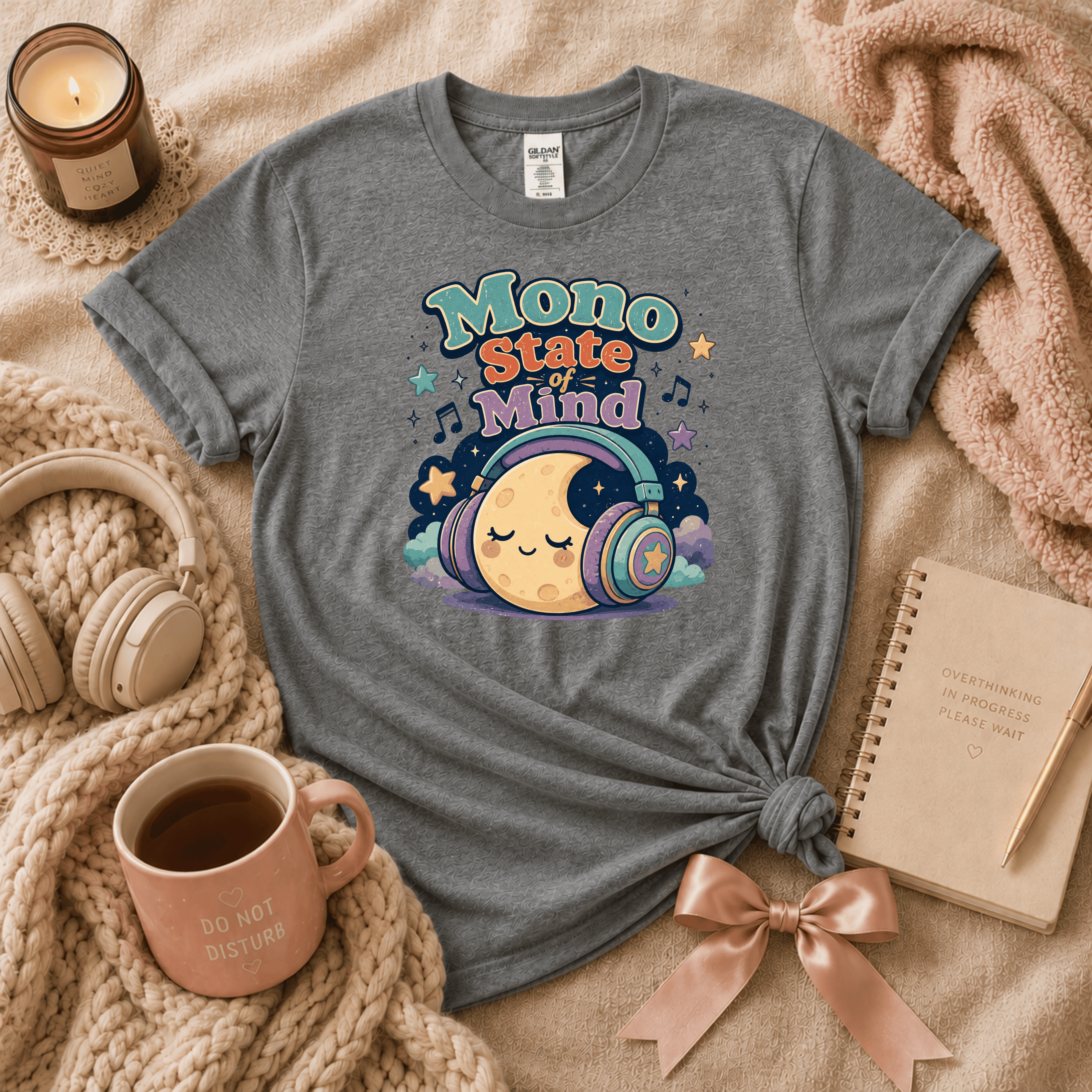 Mono State Of Mind | Funny Introvert Graphic T-Shirt