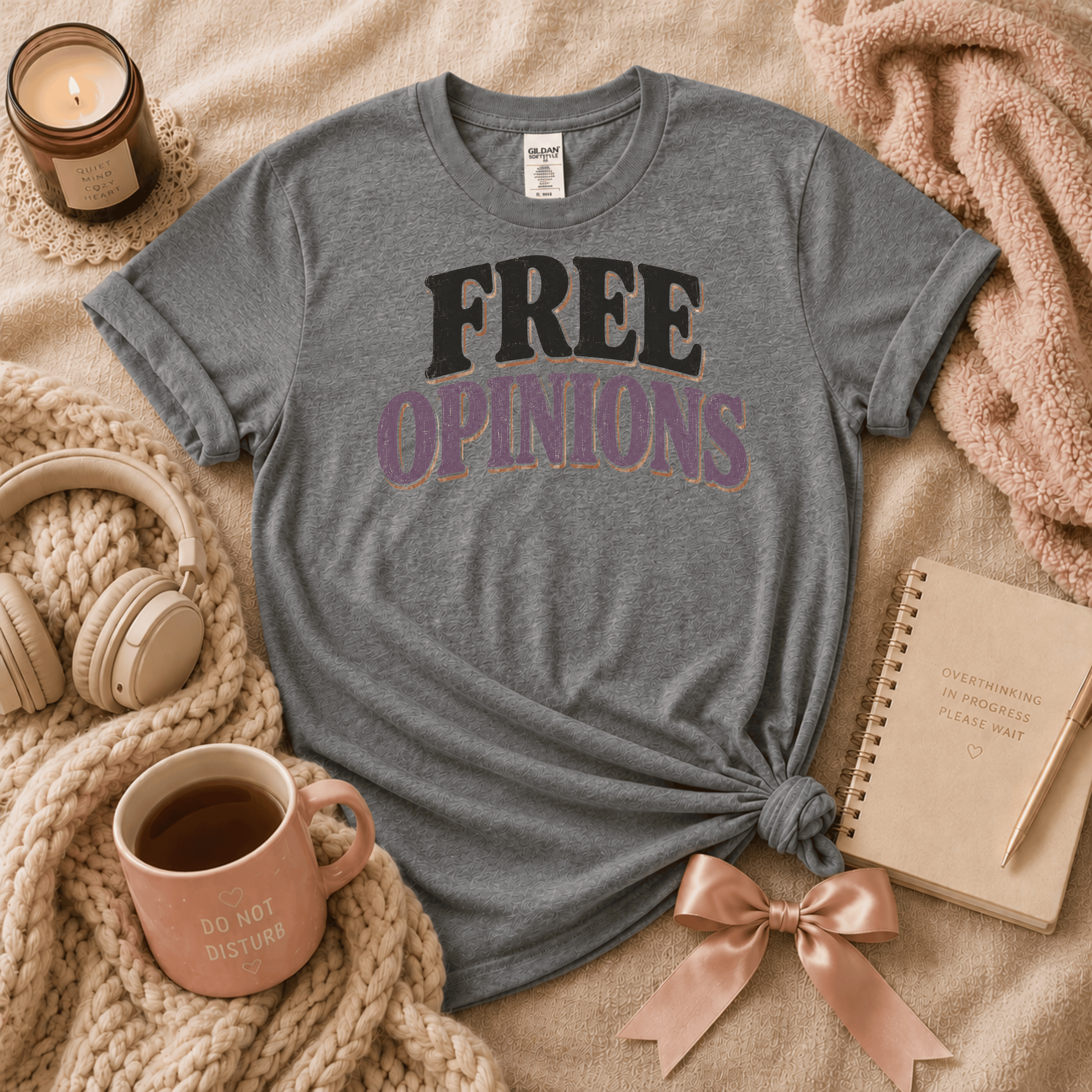 Free Opinions | Funny Introvert Graphic T-Shirt