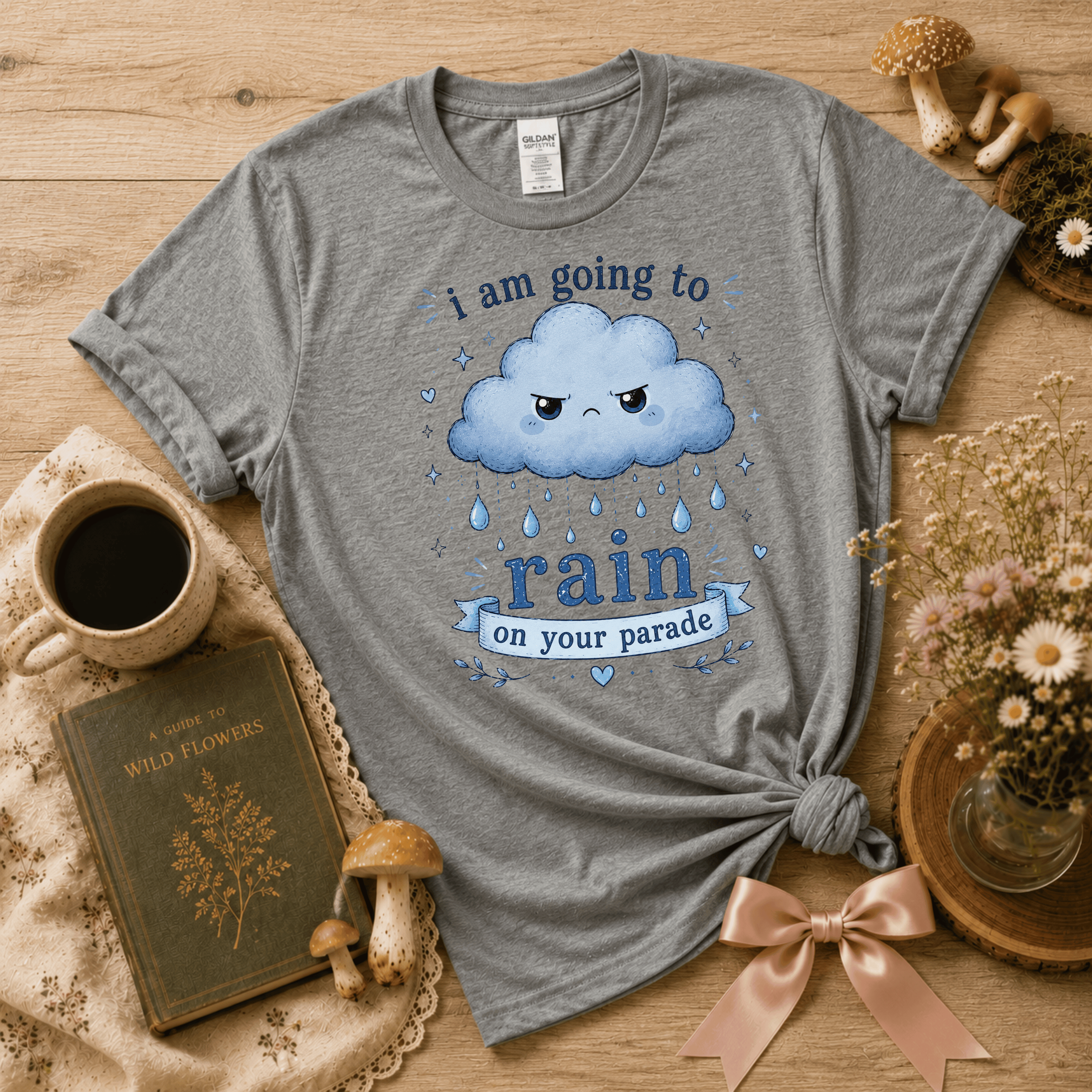 Rain On Your Parade | Cottagecore Graphic T-Shirt