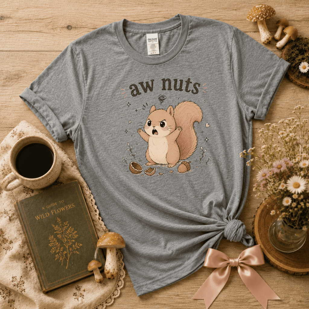 Aw Nuts | Cottagecore Graphic T-Shirt