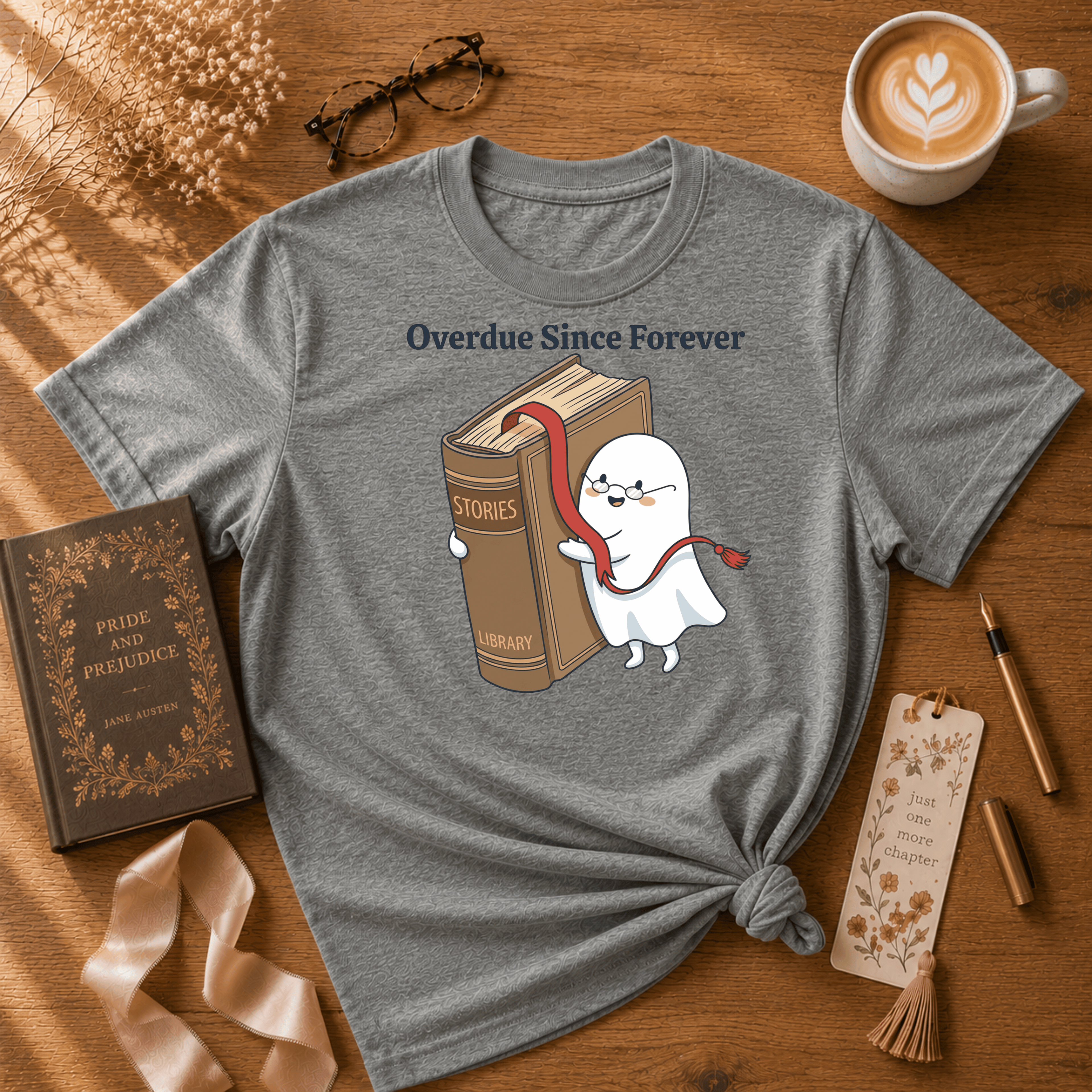 Overdue | Book Lover Graphic T-Shirt