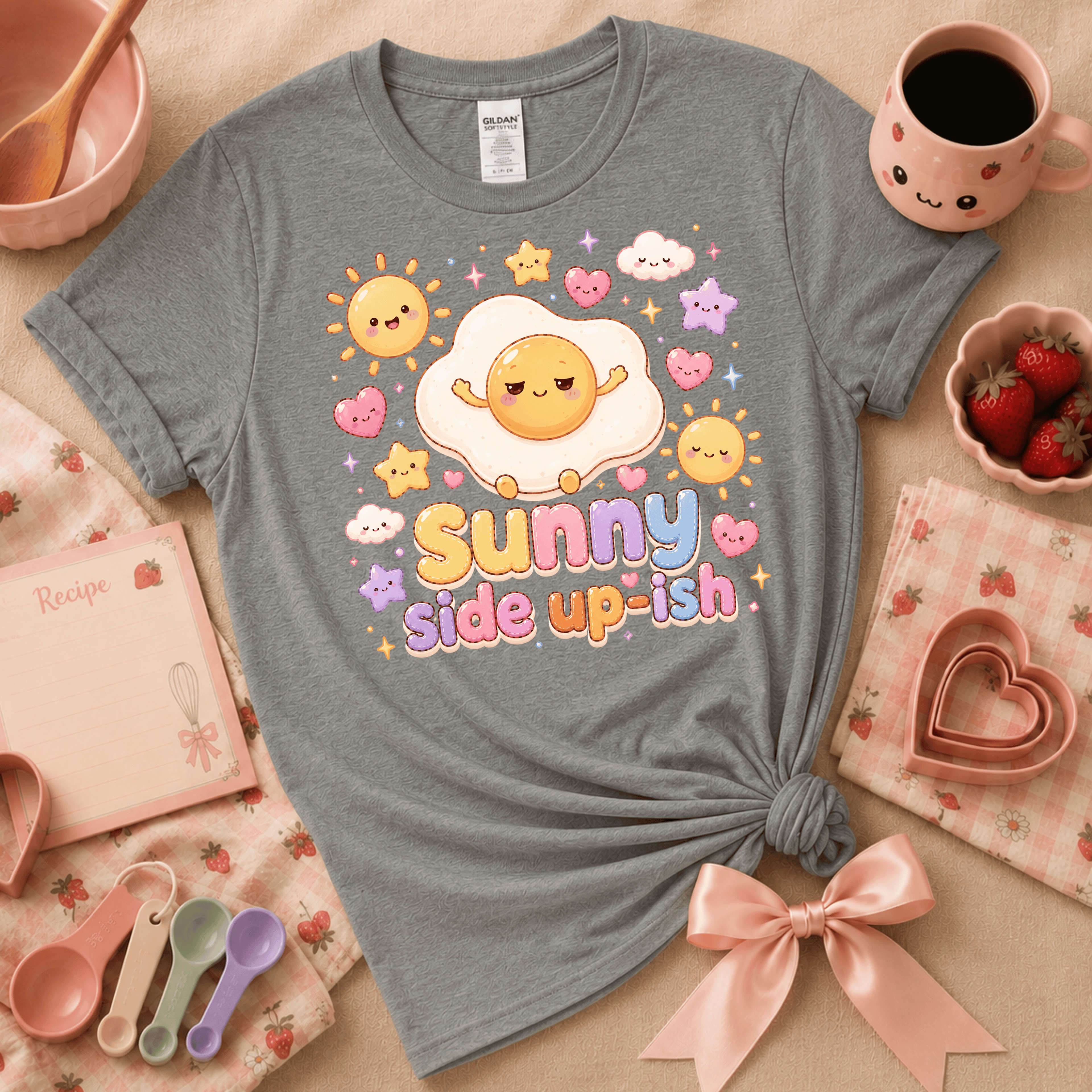 Sunny Side Up | Cute Food Graphic T-Shirt