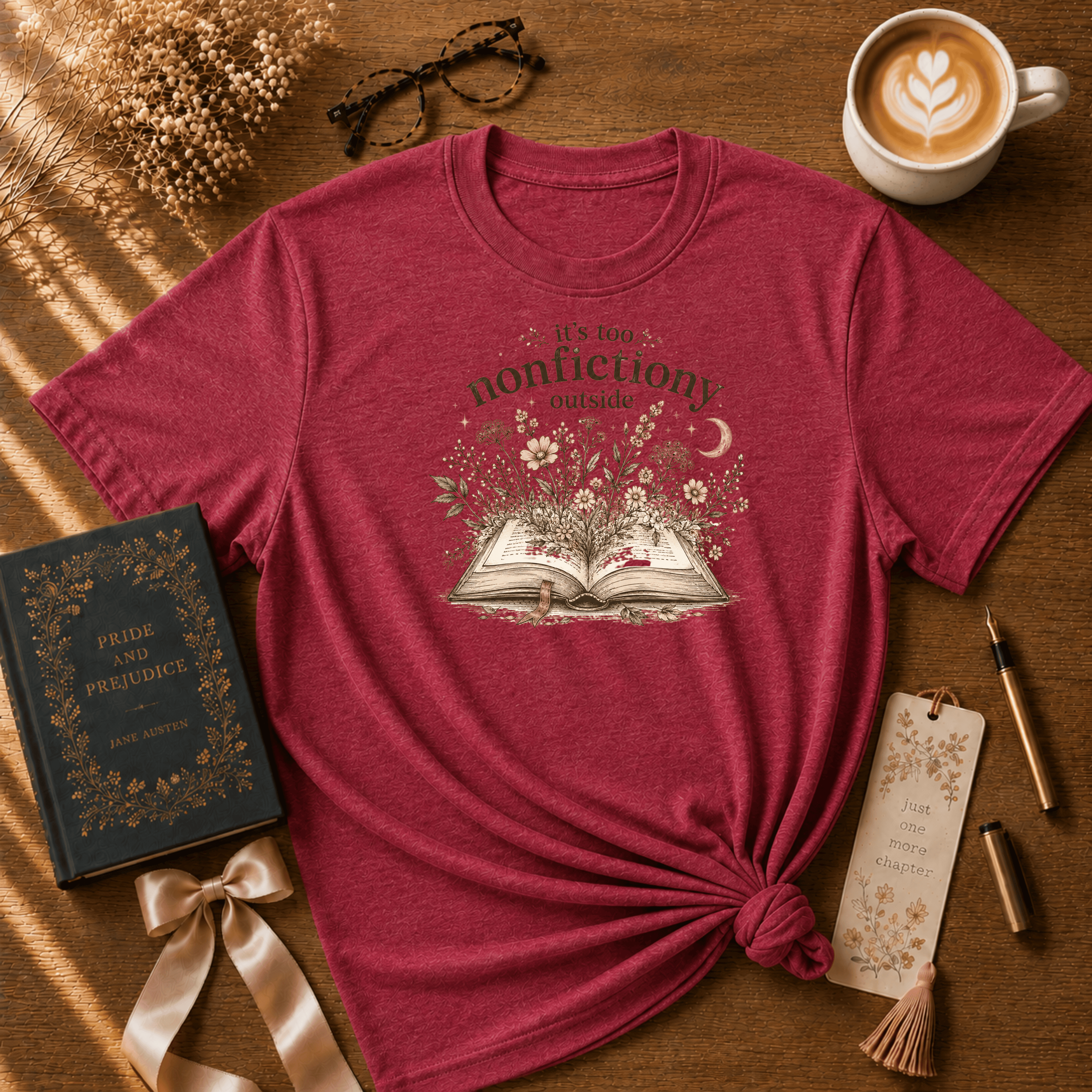 Non Fiction | Book Lover Graphic T-Shirt