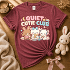 Quiet Cutie Club 2 | Cute Animal Graphic T-Shirt