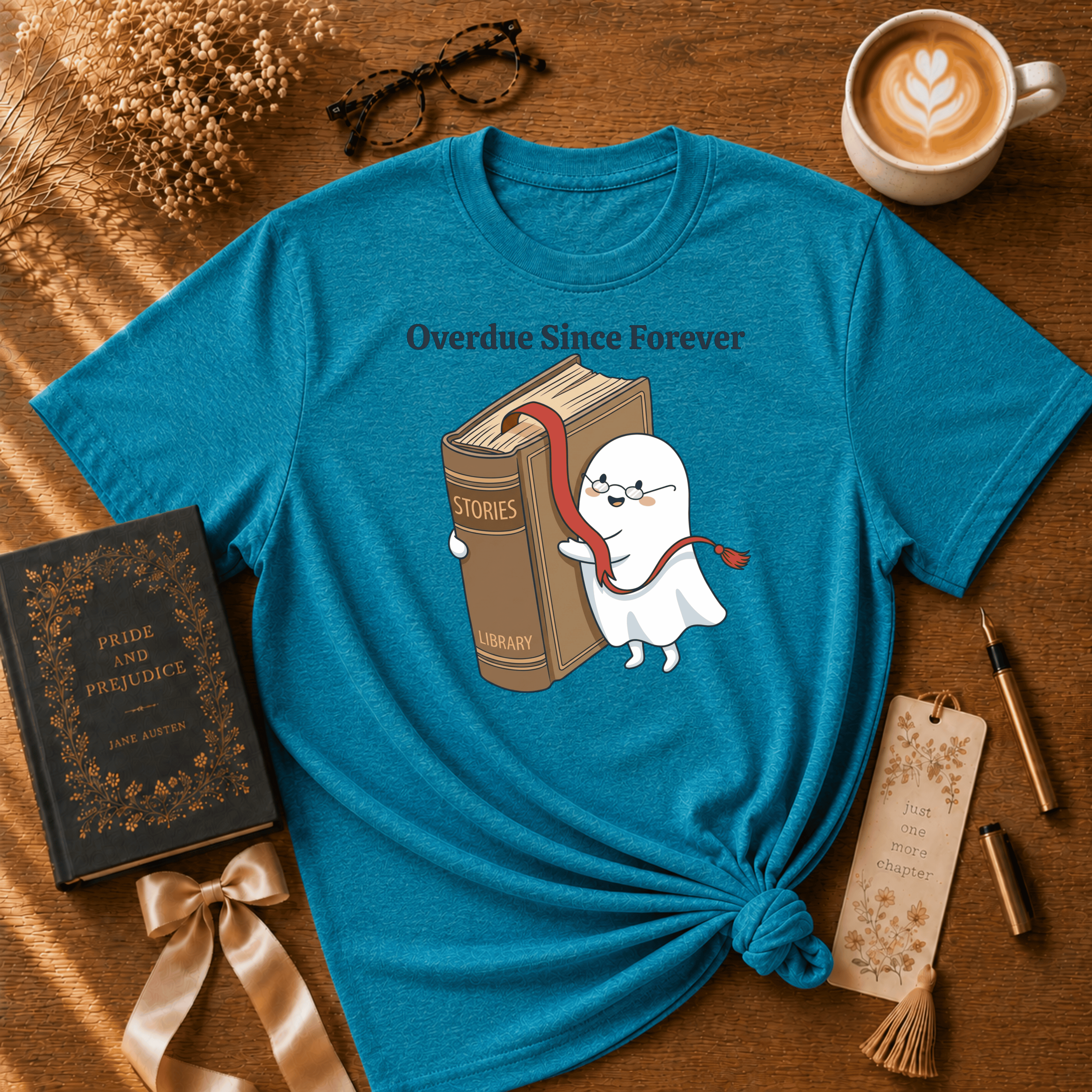 Overdue | Book Lover Graphic T-Shirt
