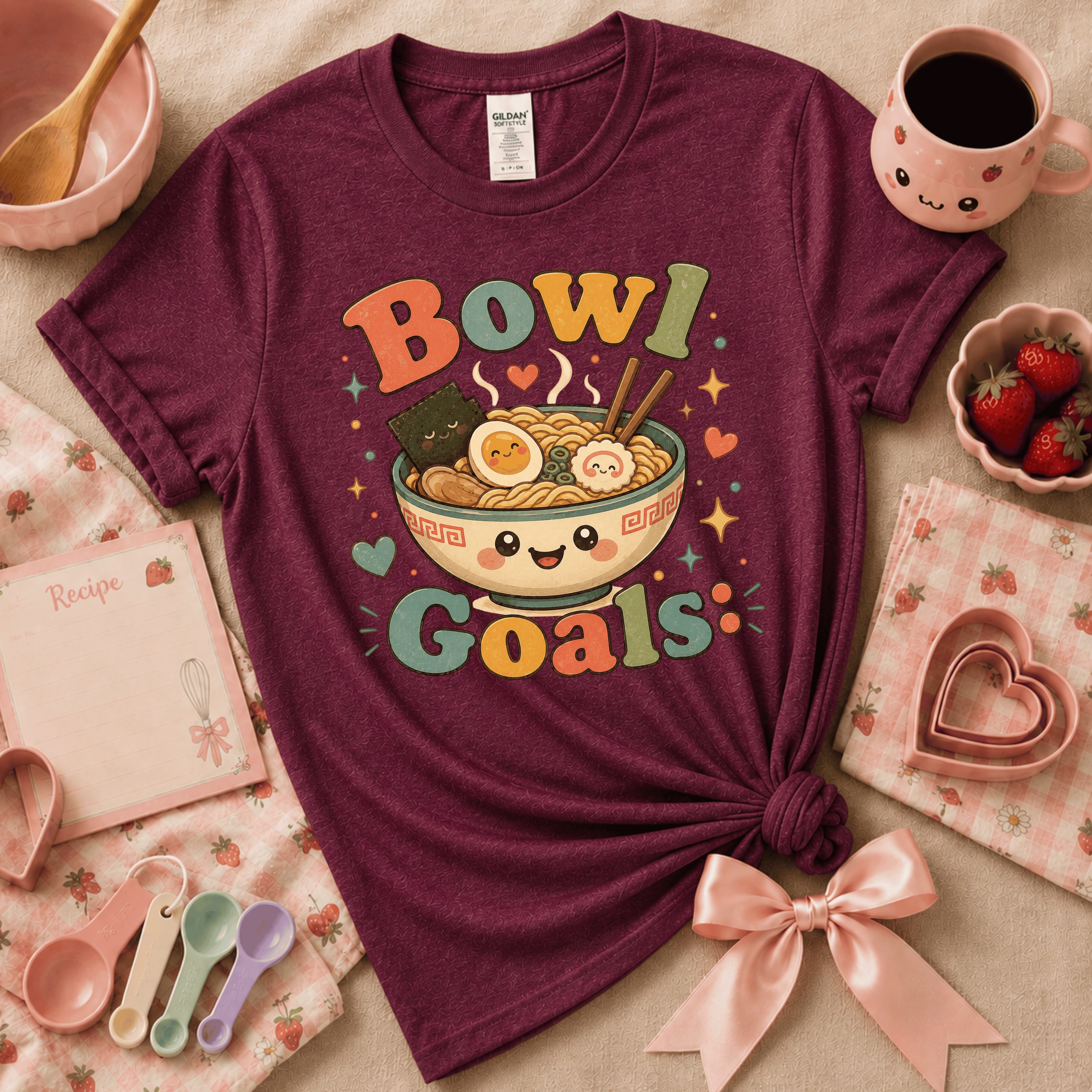 Bowl Goals | Cute Food Graphic T-Shirt