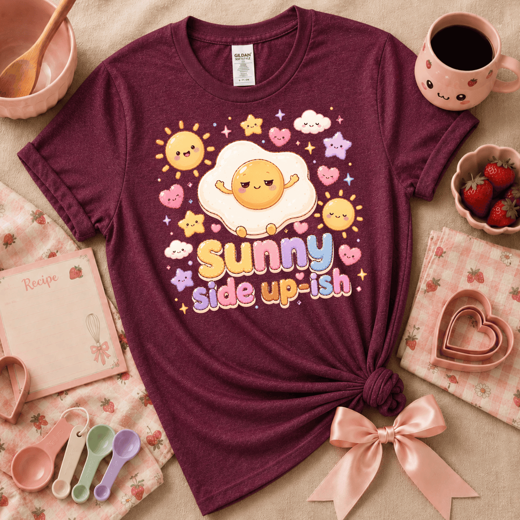 Sunny Side Up | Cute Food Graphic T-Shirt