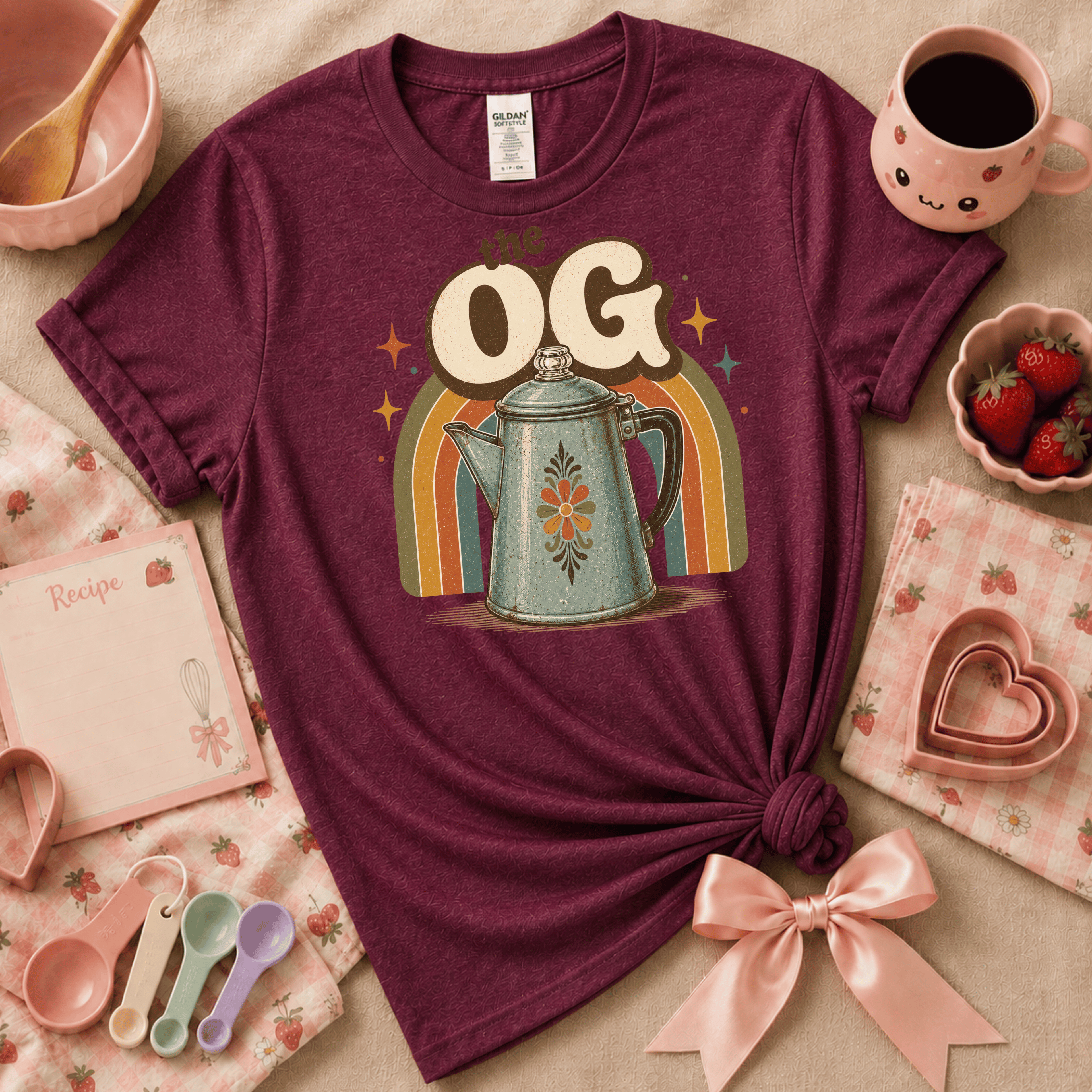 The OG | Cute Food Graphic T-Shirt