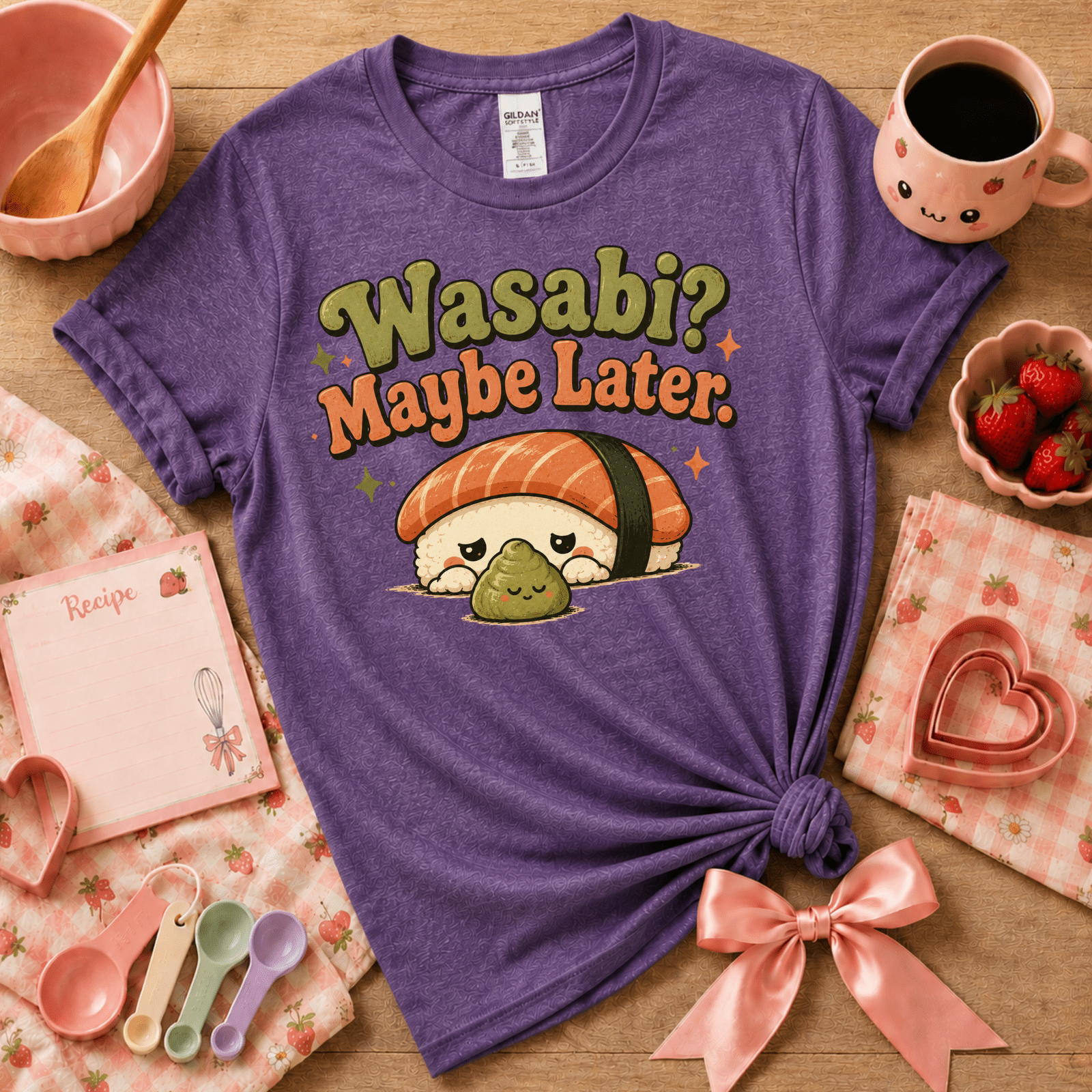 Wasabi? | Cute Food Graphic T-Shirt