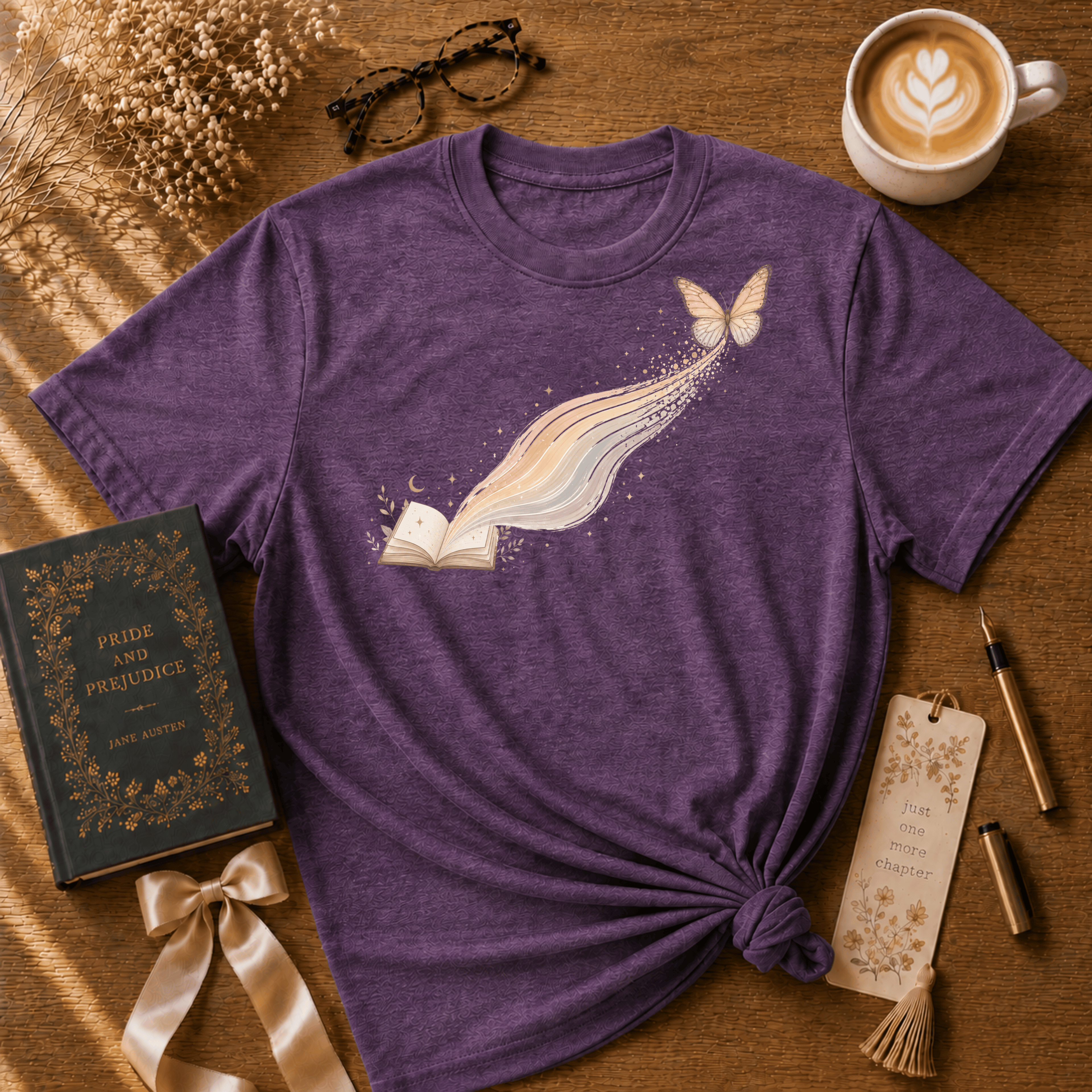 Rainbow Book | Book Lover Graphic T-Shirt