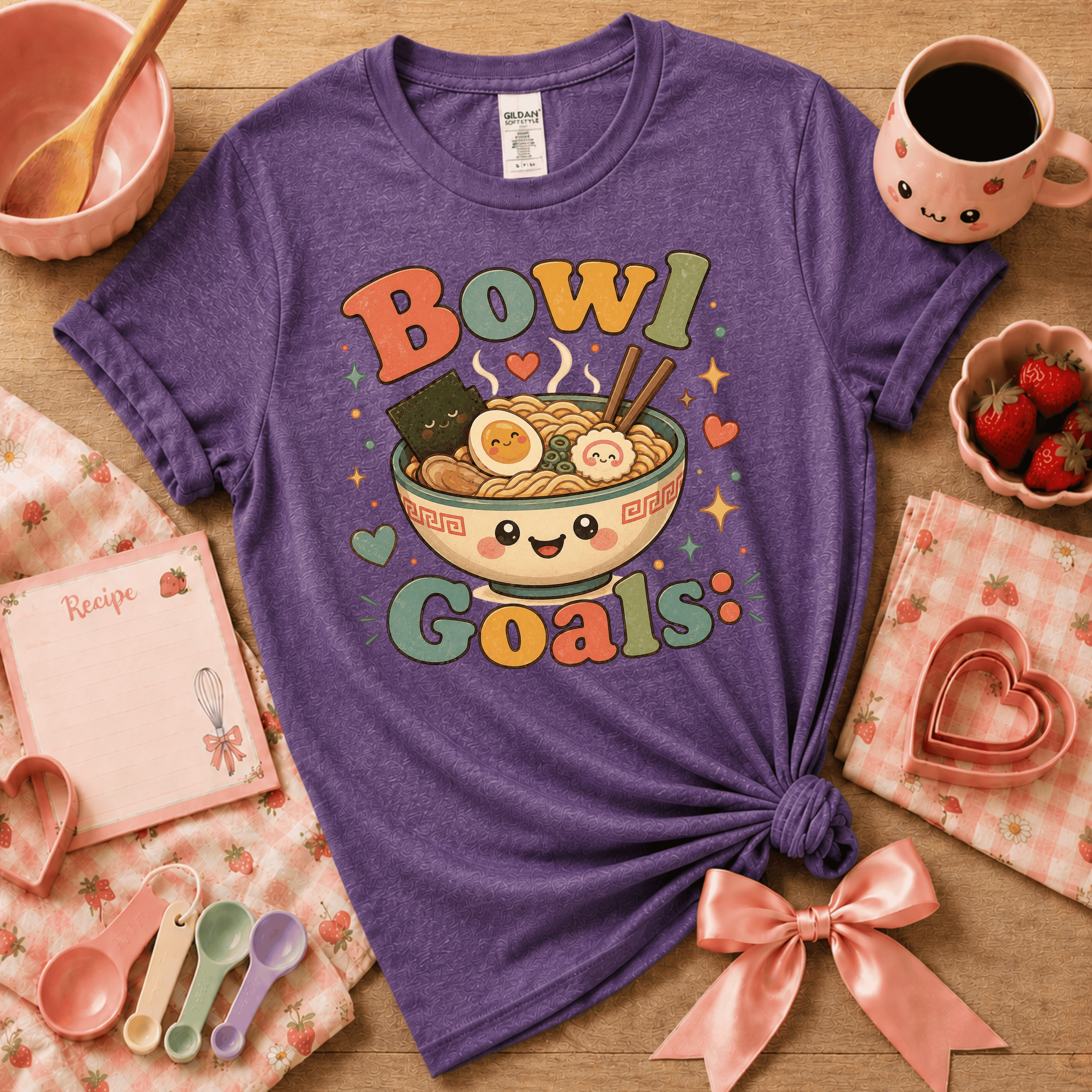 Bowl Goals | Cute Food Graphic T-Shirt