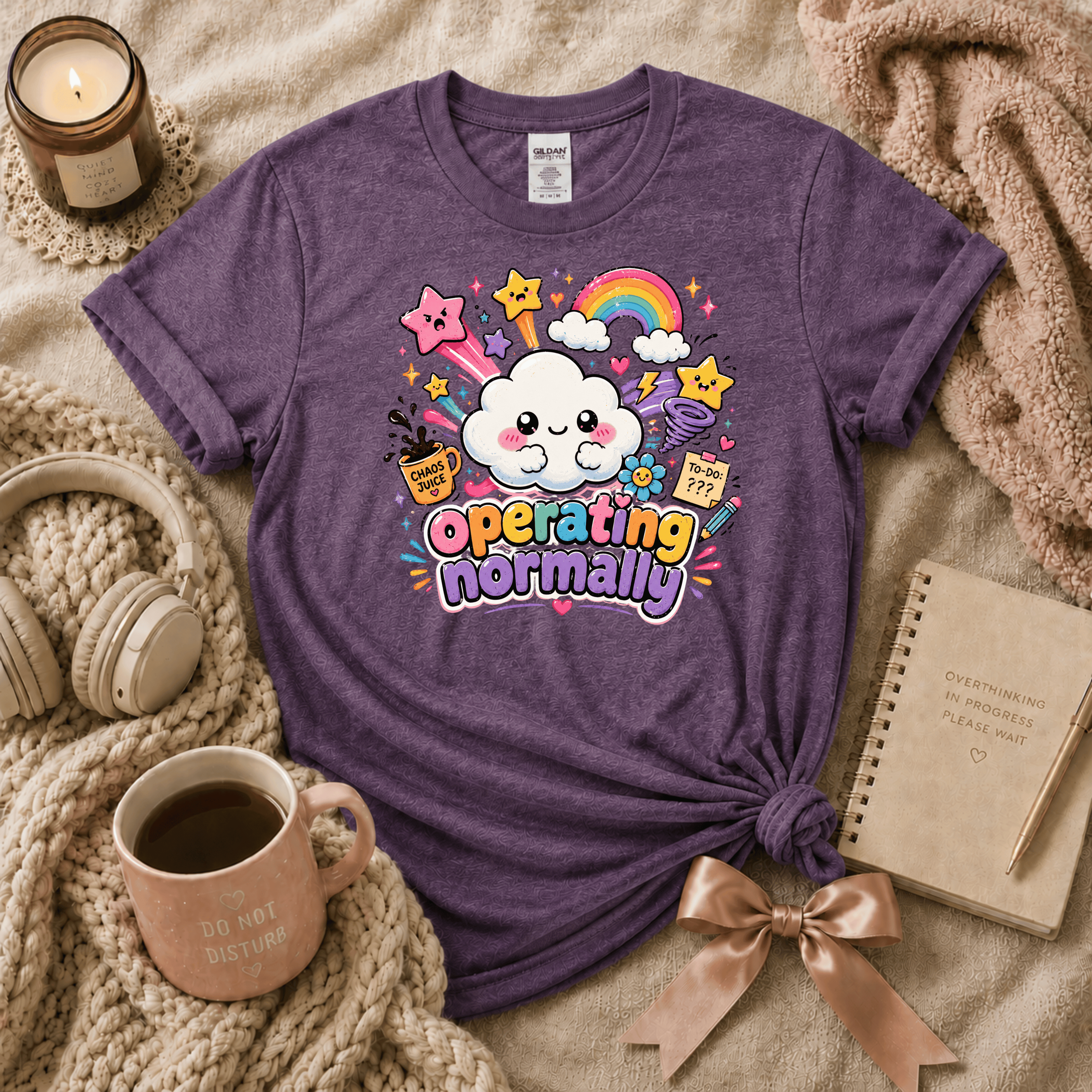 Operating Normally | Funny Introvert Graphic T-Shirt
