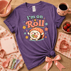 I'm On A Roll | Cute Food Graphic T-Shirt