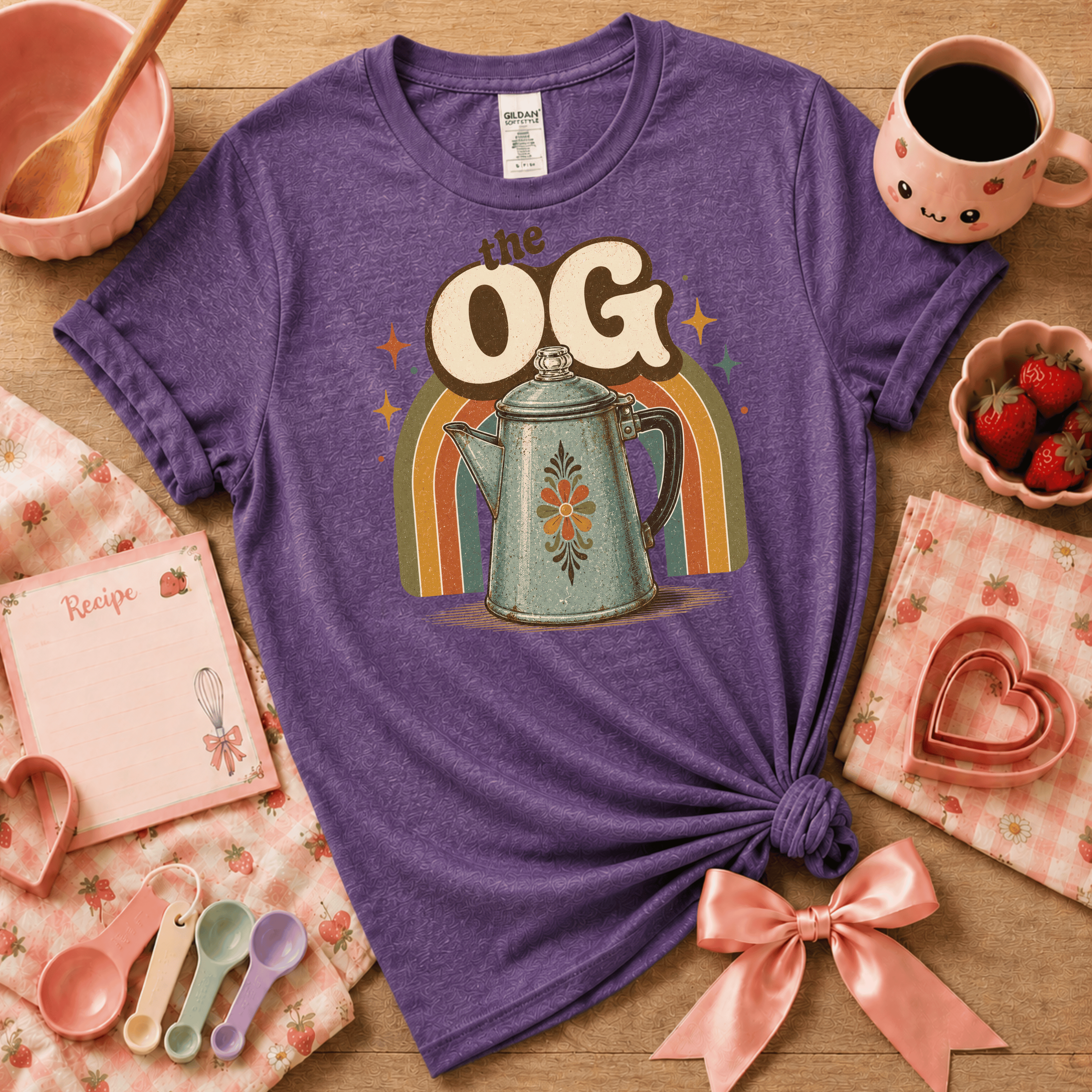 The OG | Cute Food Graphic T-Shirt