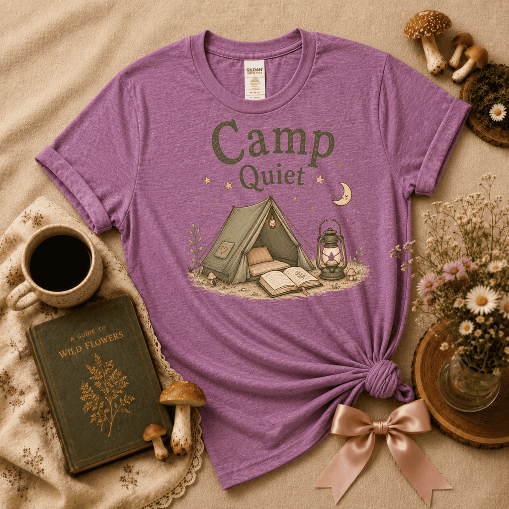 Camp Quiet | Cottagecore Graphic T-Shirt