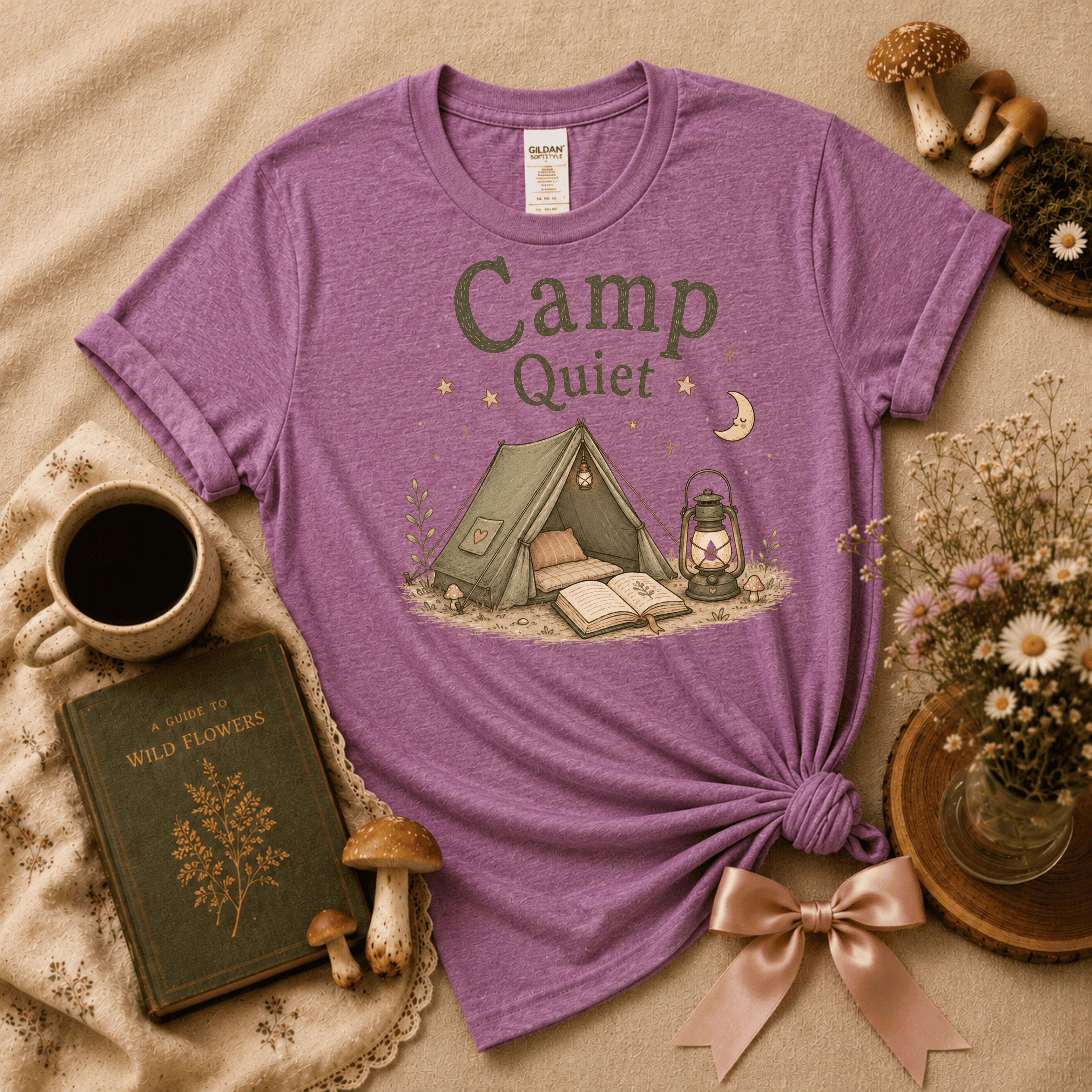 Camp Quiet | Cottagecore Graphic T-Shirt