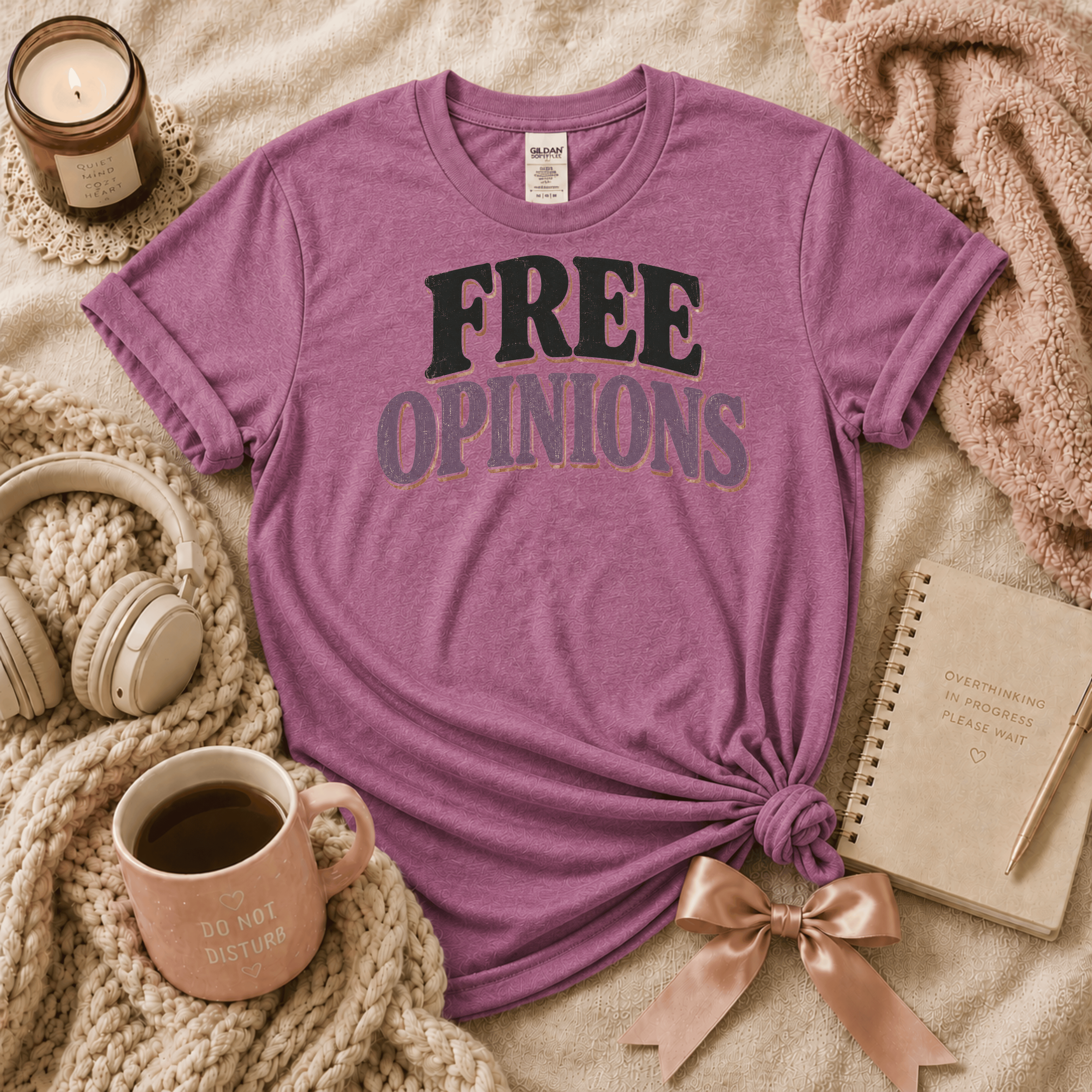 Free Opinions | Funny Introvert Graphic T-Shirt