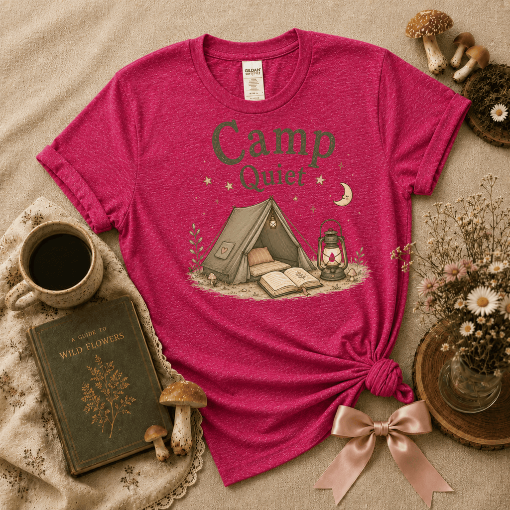 Camp Quiet | Cottagecore Graphic T-Shirt
